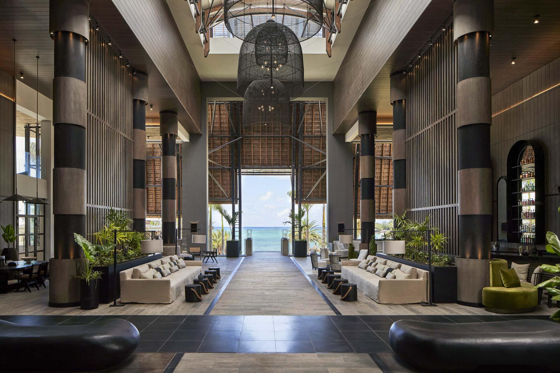 Le lobby du LUX* Grand Baie