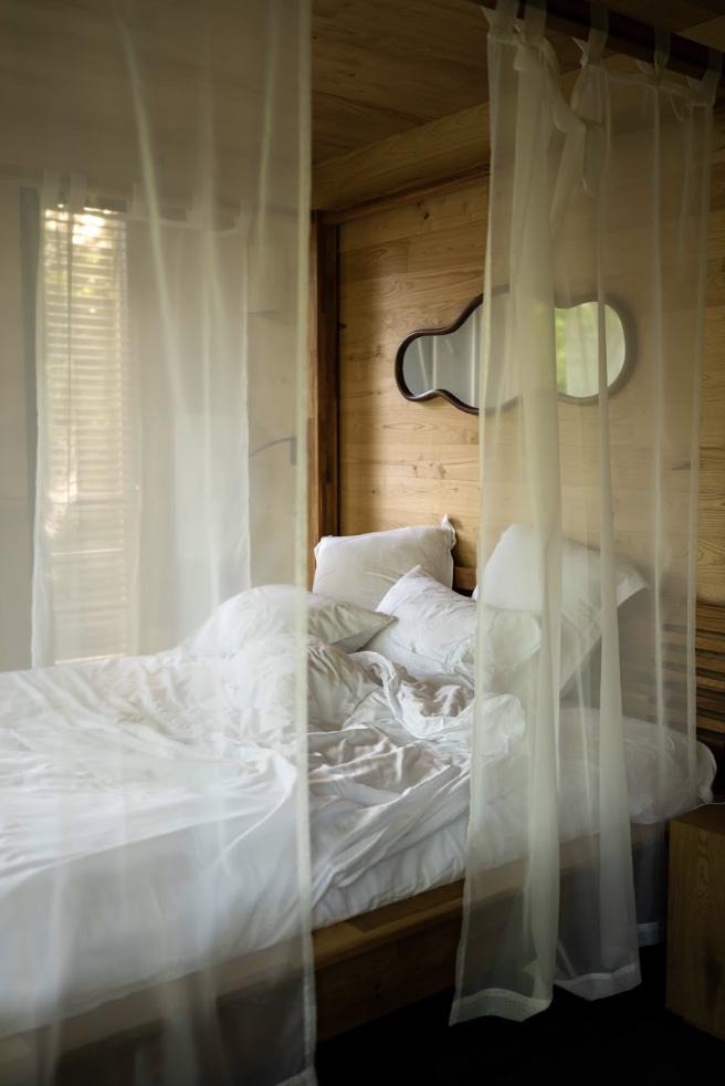 Loire Valley Lodges, un hôtel écoresponsable dans les arbres © Géraldine Martens
