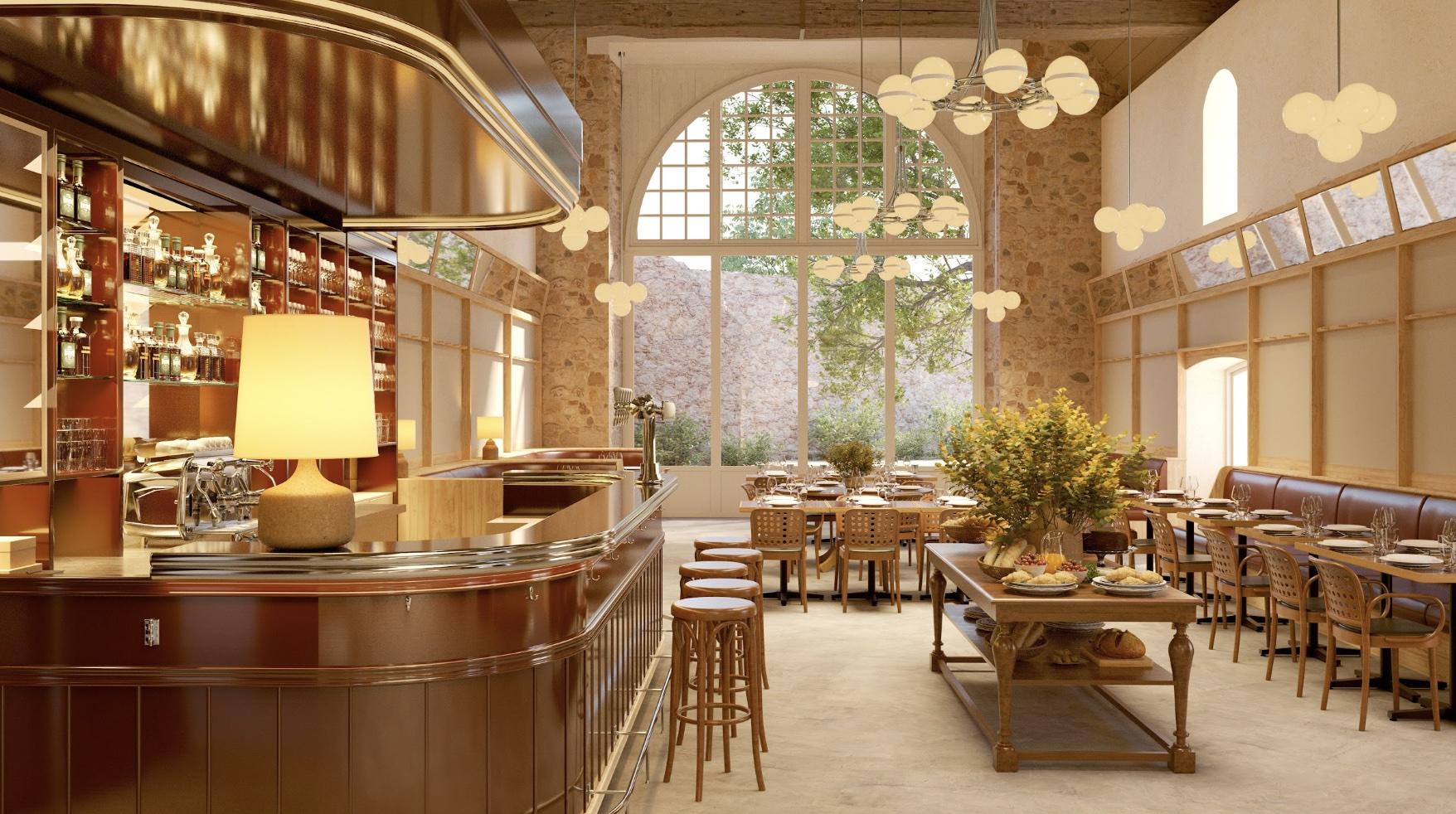 Le restaurant de la Maregagne, nouveau projet de « ferme-hôtel » © DR