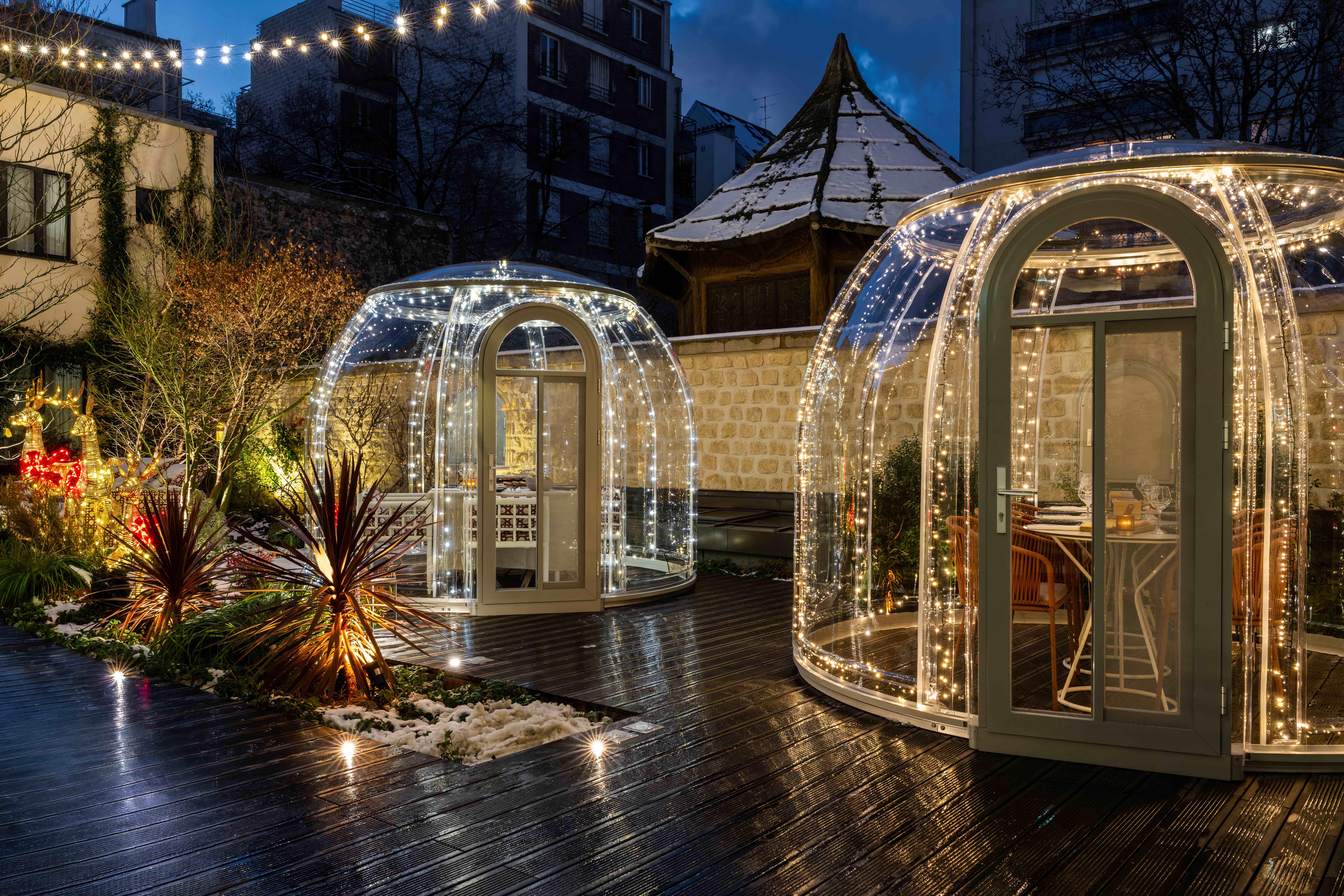 Les bulles d’hiver de La Quinzerie © La Quinzerie