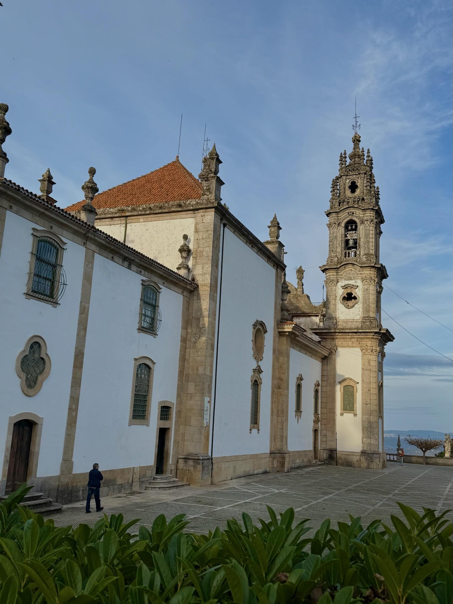 Le sanctuaire de Lamego vu de derrière © Emmanuel Laveran