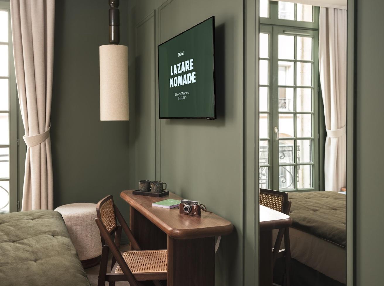 Lazare Nomade, le nouveau refuge des voyageurs au cœur du Paris haussmannien © DR
