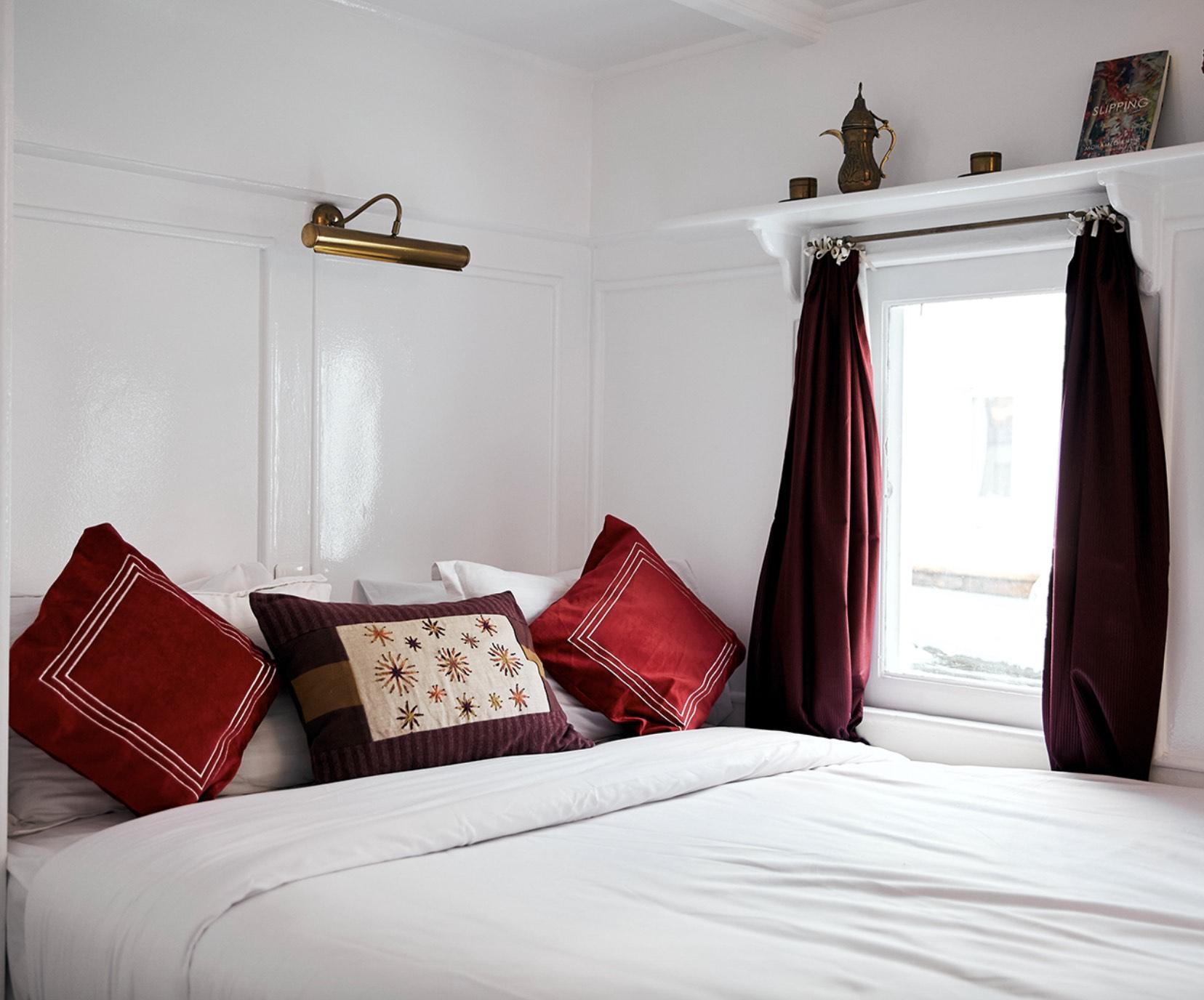 Une cabine dans une dahabieh © Lazuli Nil Cruises