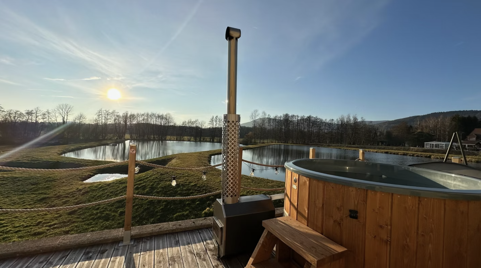 Le bain nordique du gîte près de Belfort © DR