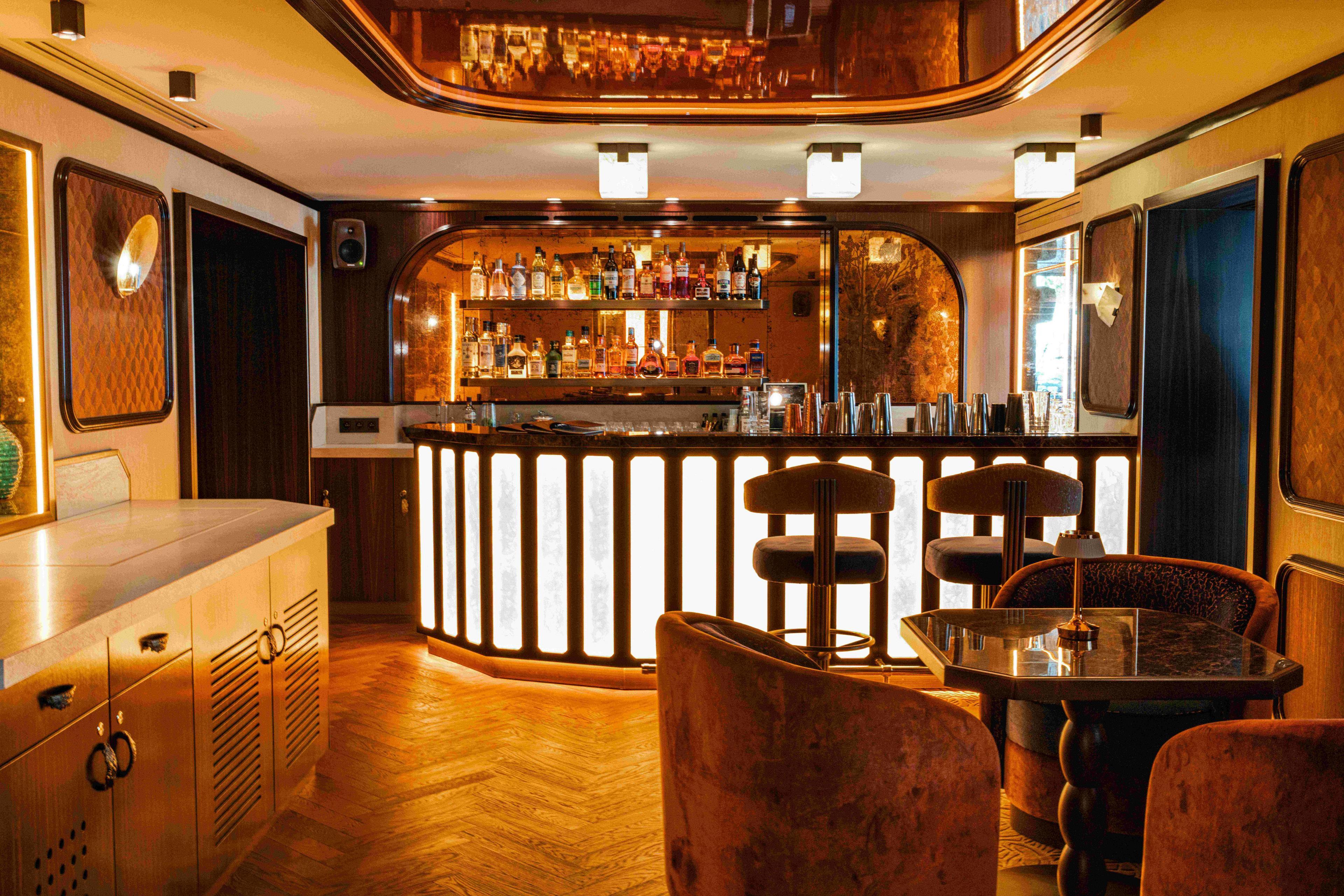 Le bar de l’hôtel à Paris 7 © La Bourdonnais