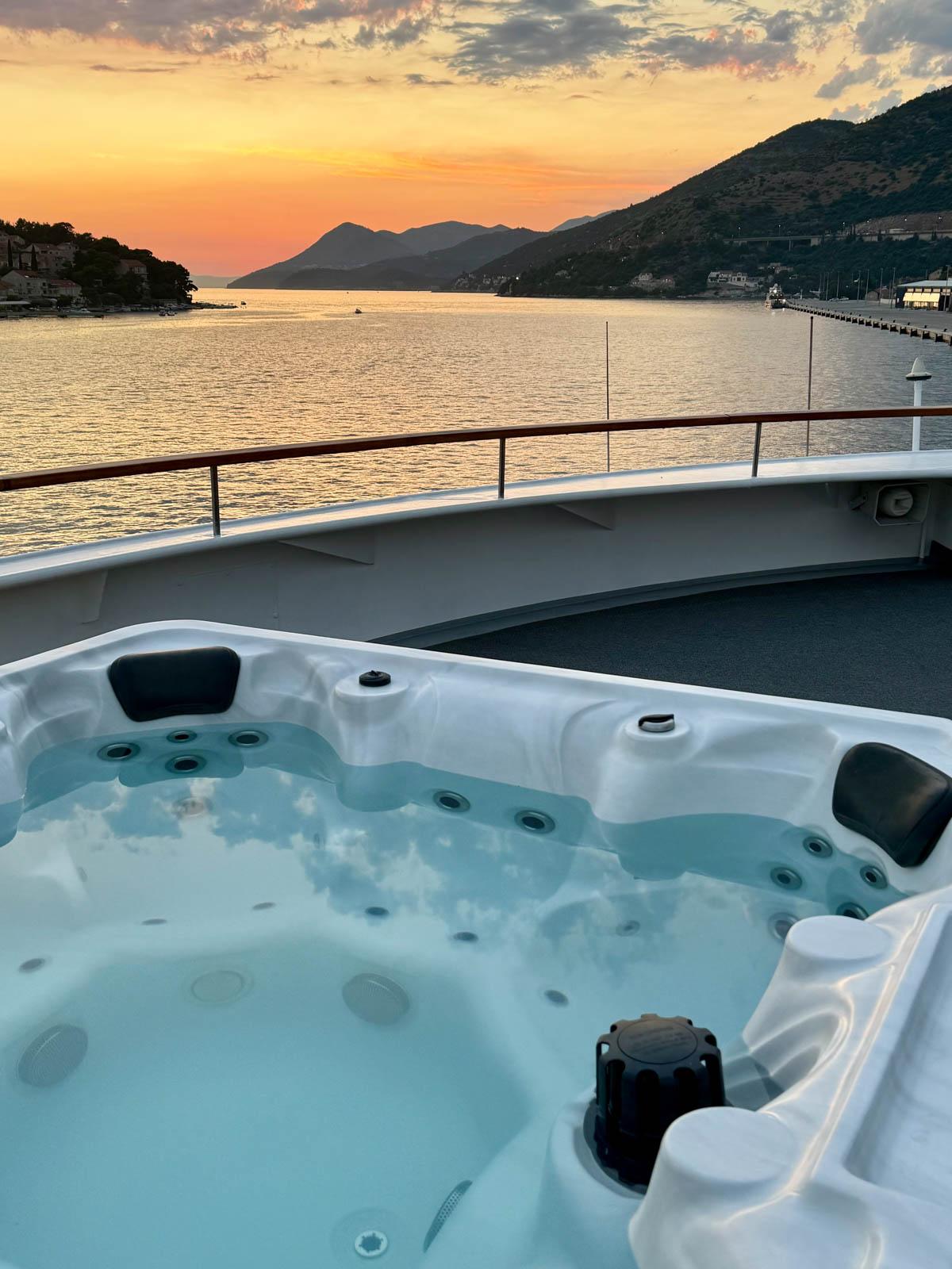 Le pont supérieur du navire La Belle de l’Adriatique de Croisieurope © Emmanuel Laveran