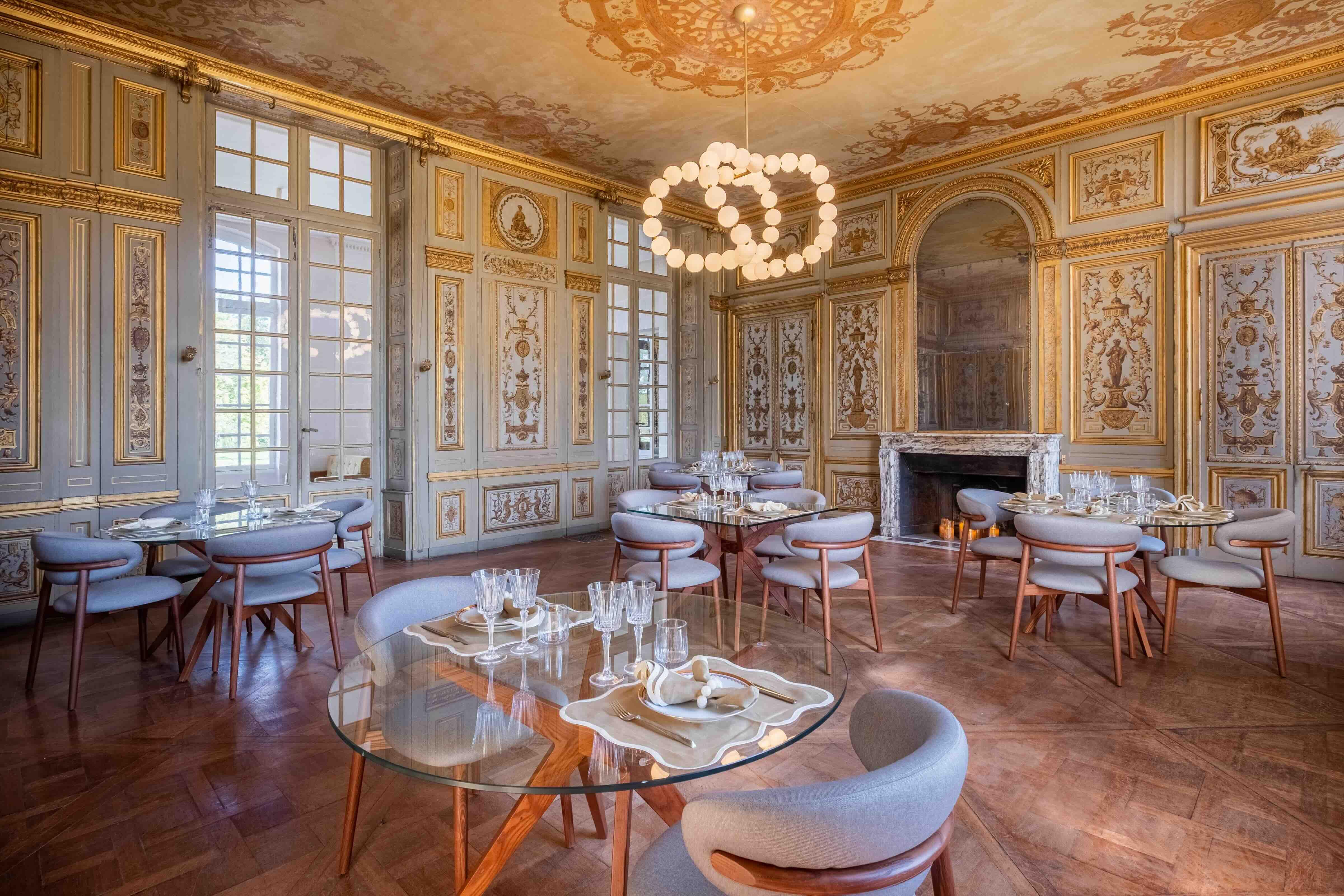 Le restaurant Mémoire à l’hôtel La Borde © DR
