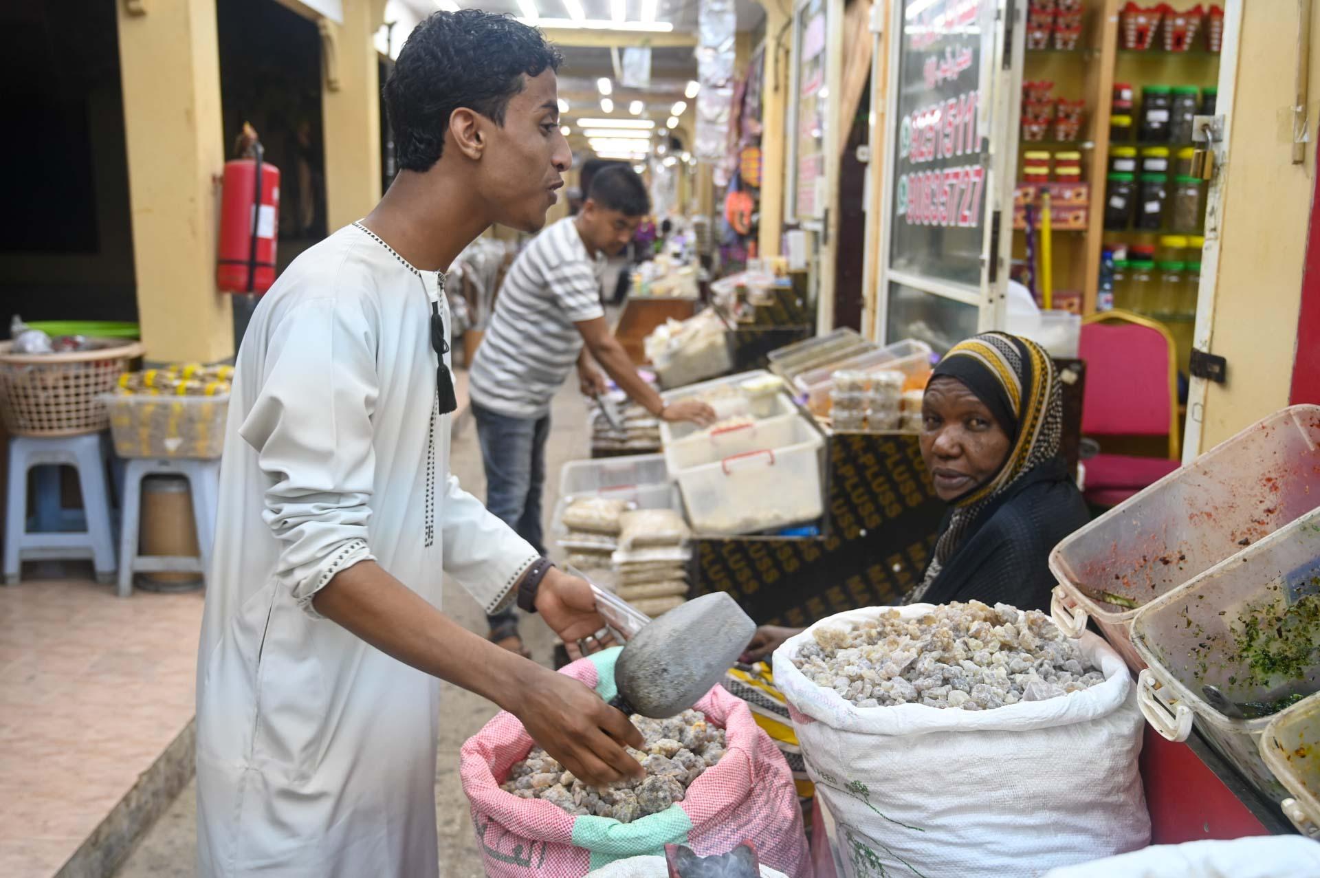 Le souk de l’encens de Salalah © Pascale Missoud