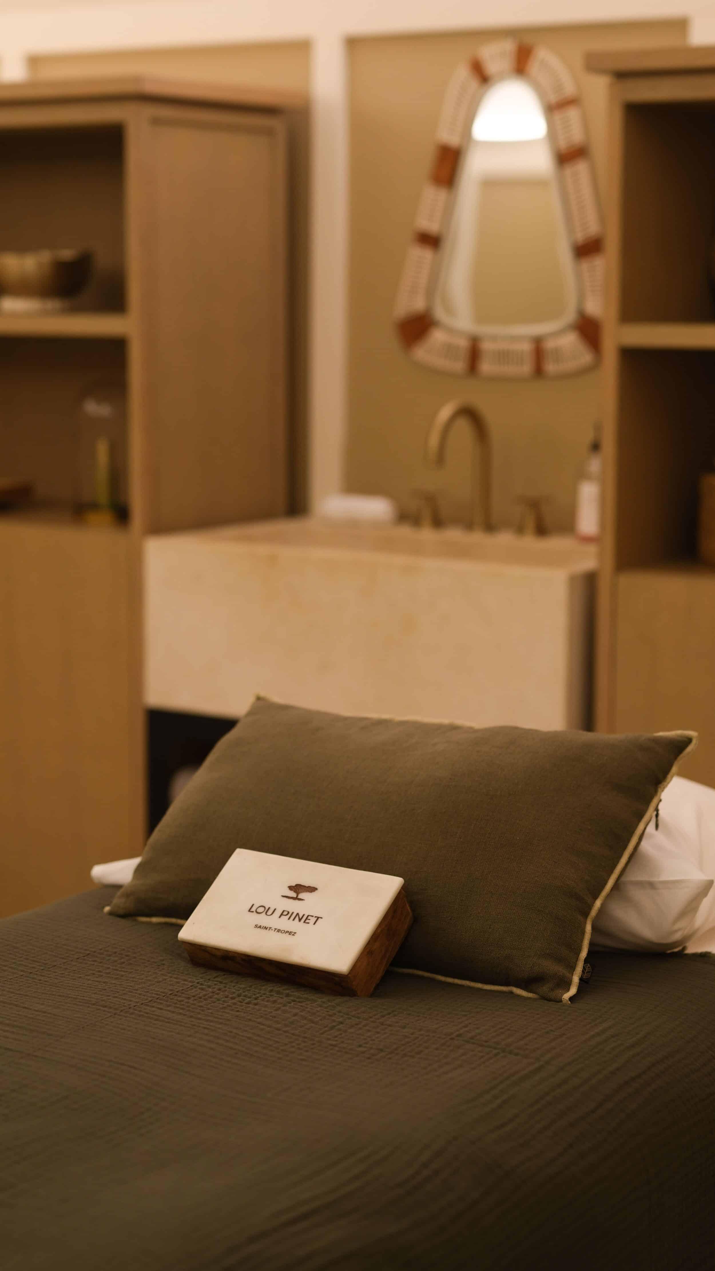 Le spa de l’hôtel de Saint-Tropez Lou Pinet © Maisons Sibuet