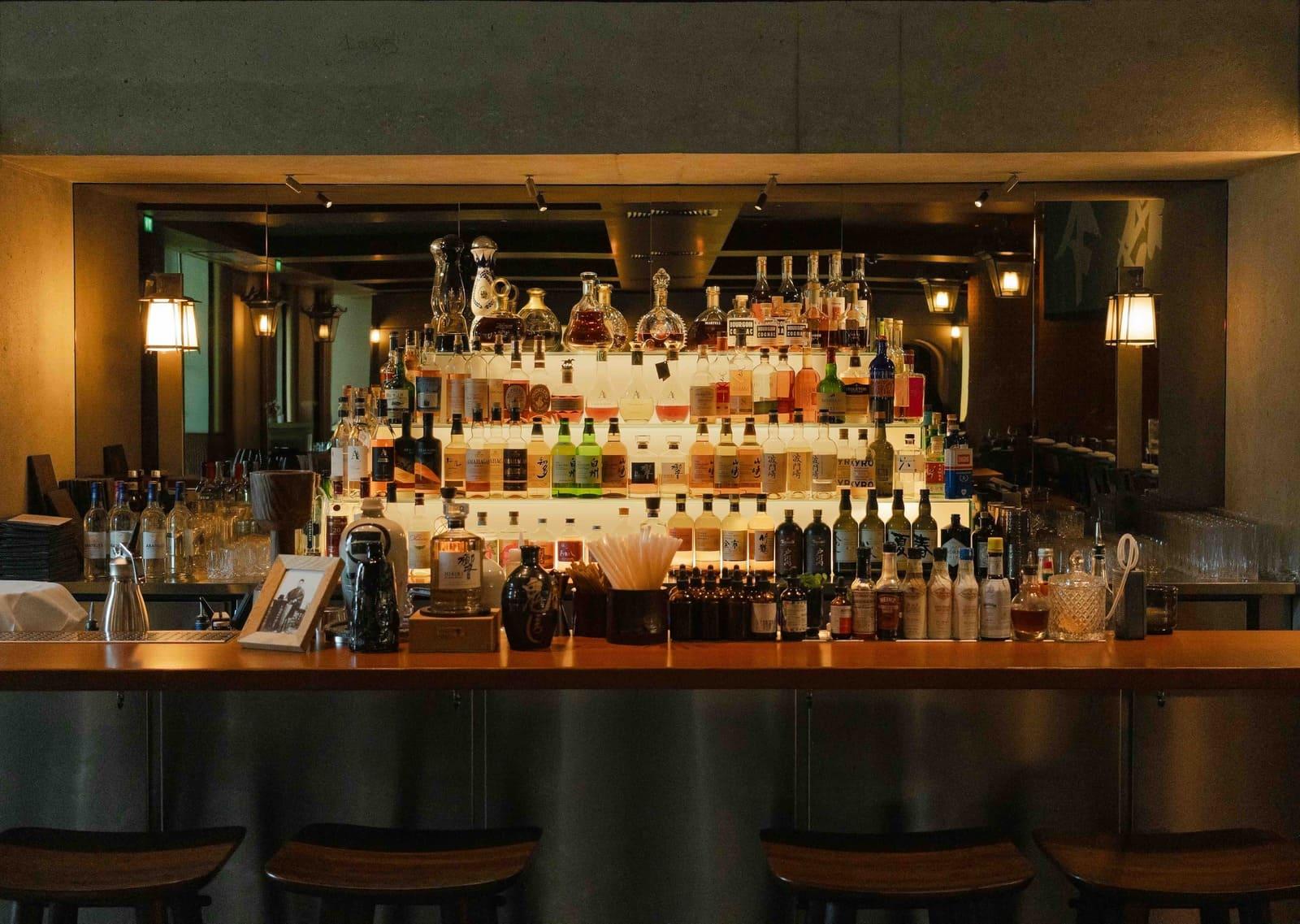 Le bar du restaurant © Leonardo Seddio 