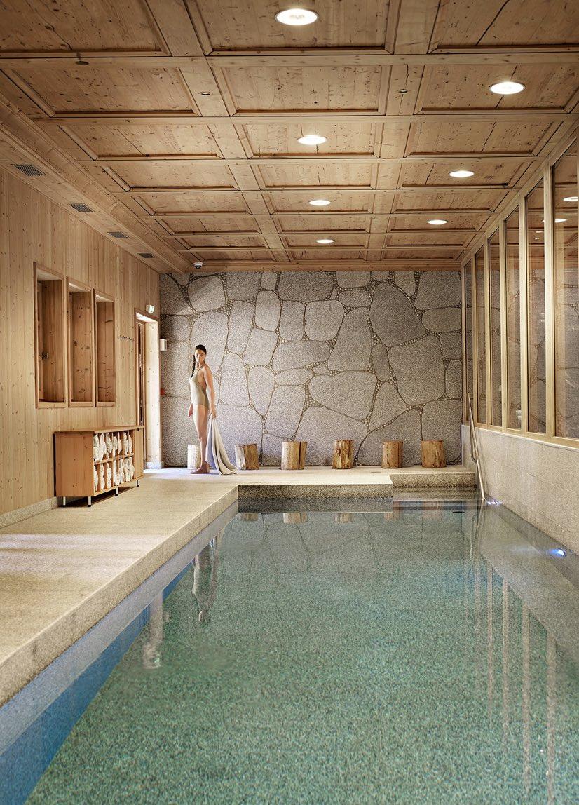 Le spa de l’hôtel © Les Fermes de Marie