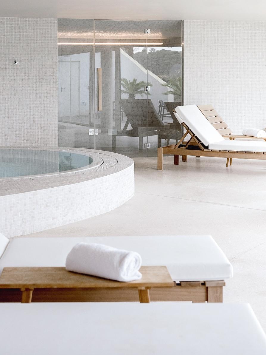 Le spa de l’hôtel © Les Hortensias du Lac, Fontenille Collection