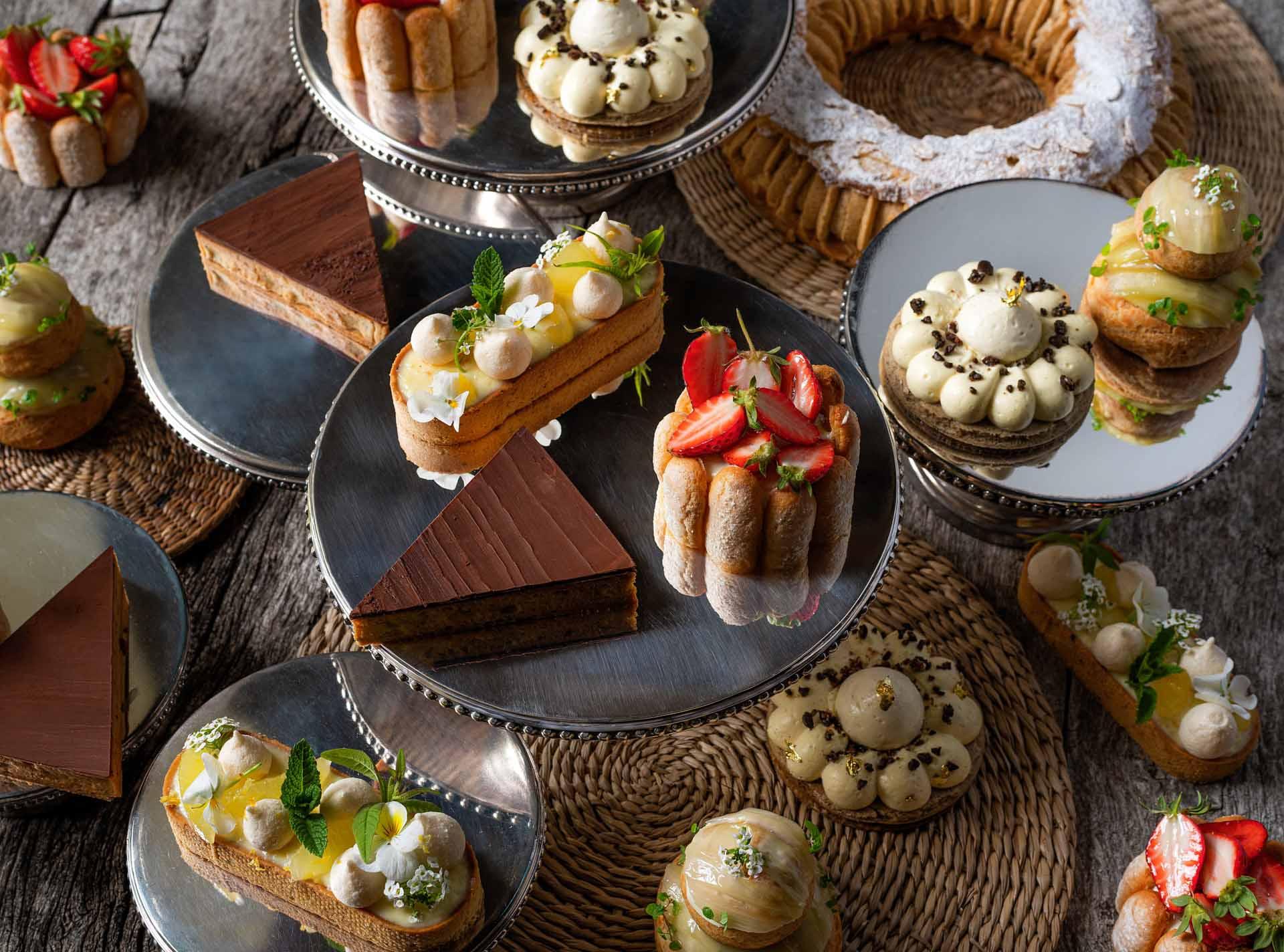 Le chariot de desserts