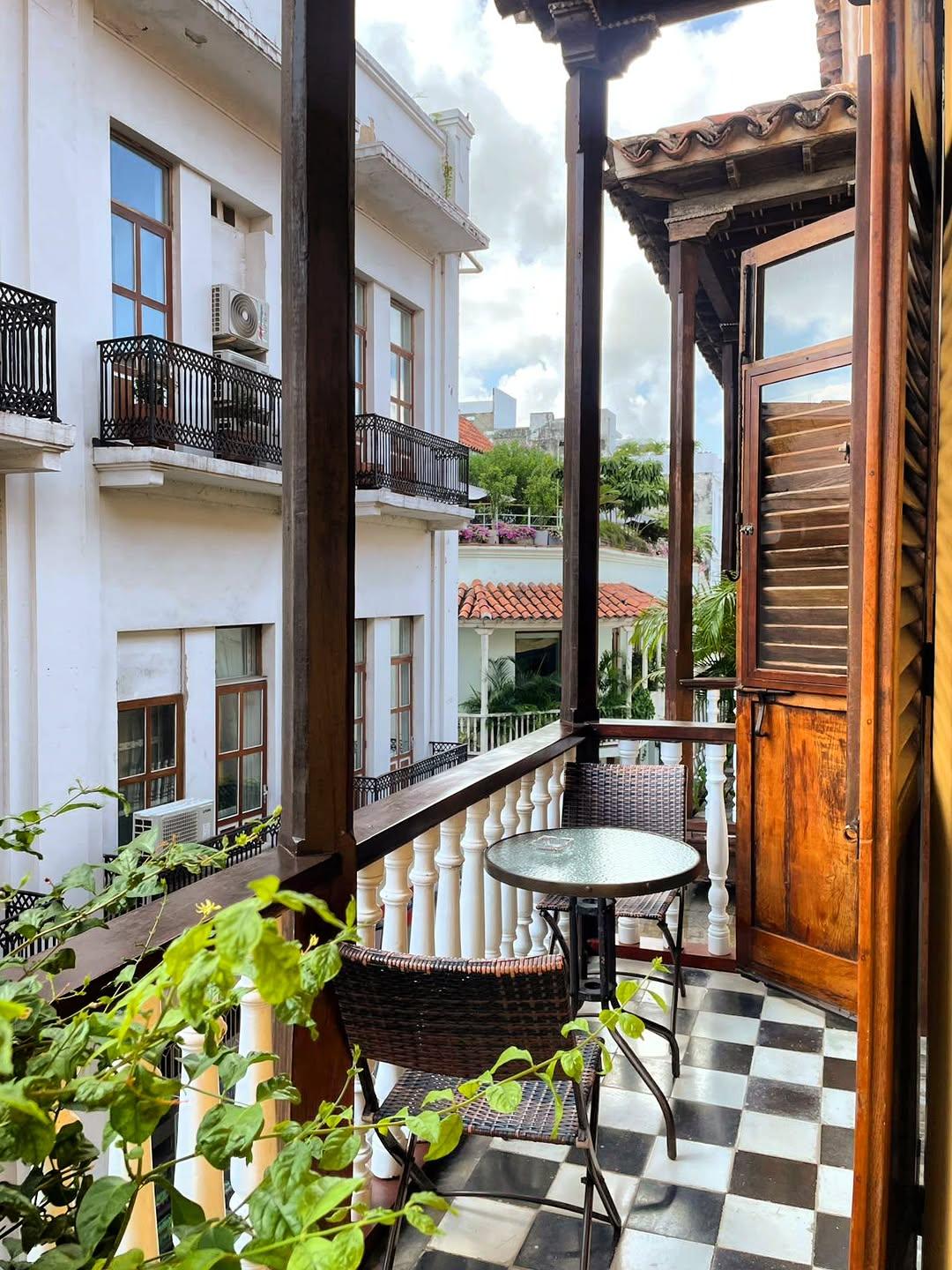 Les chambres authentiques de l’hôtel de charme à Carthagène © hotelcasadelcoliseo 