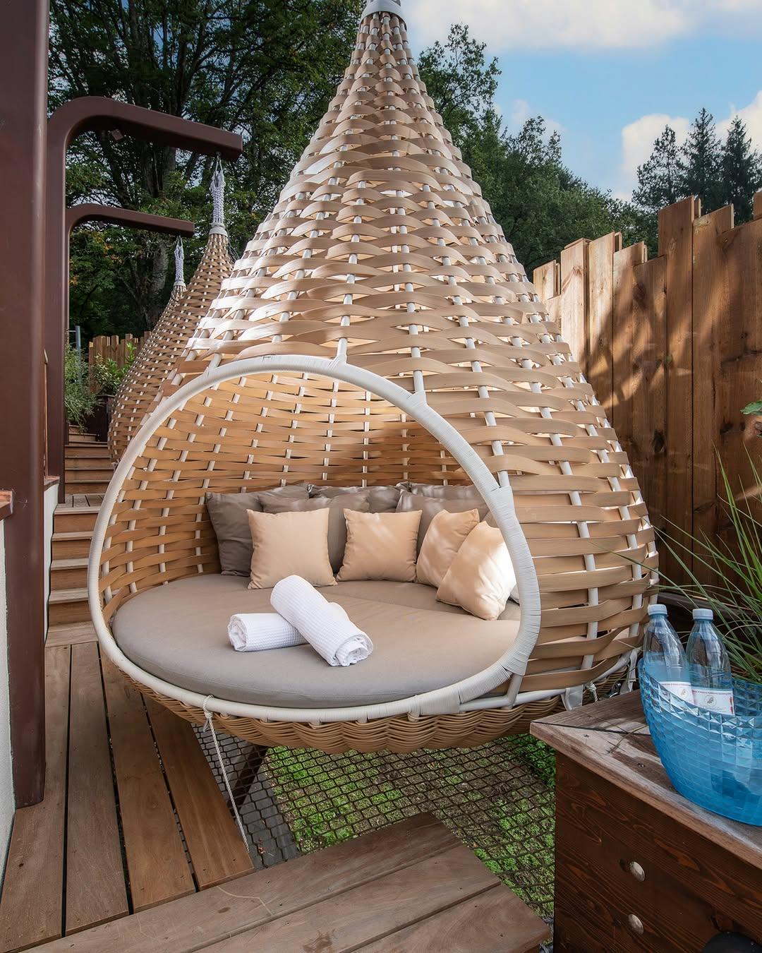 Les cocons de l’espace détente © La Cheneaudière - Hotel Spa