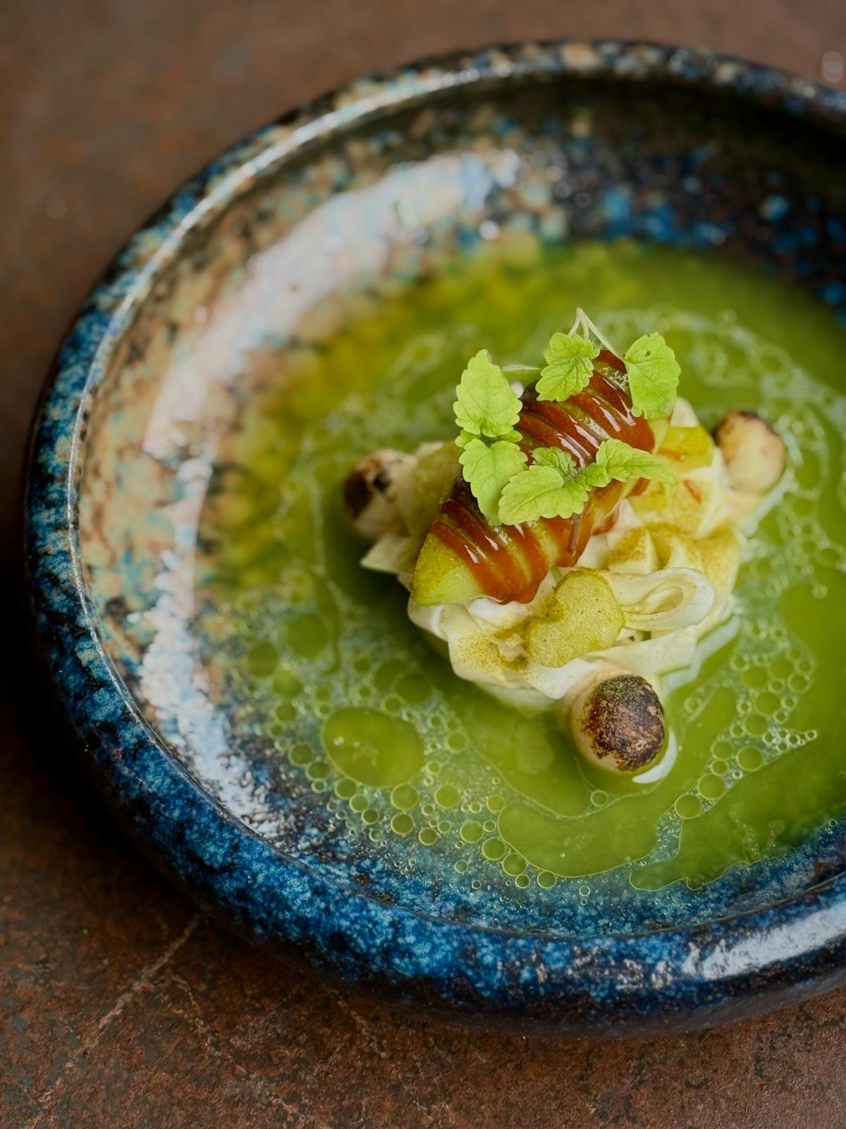 Les tagliatelles de céleri aux saveurs de la forêt, assiette d’exception © Emmanuel Laveran