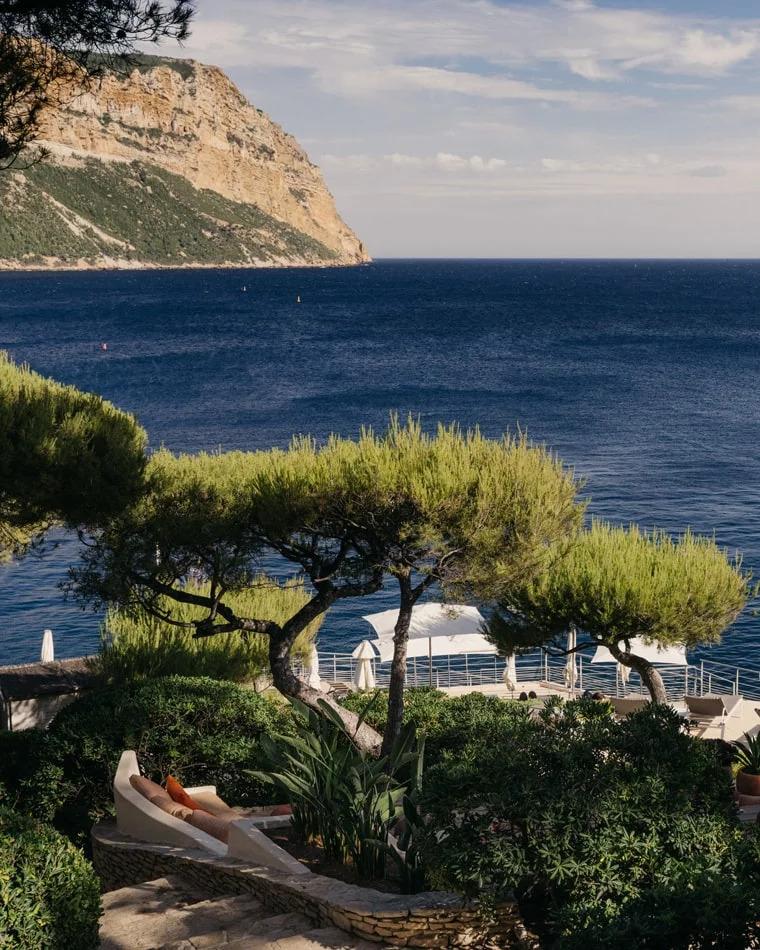 La vue sur la mer de l’hôtel © Les Roches Blanches