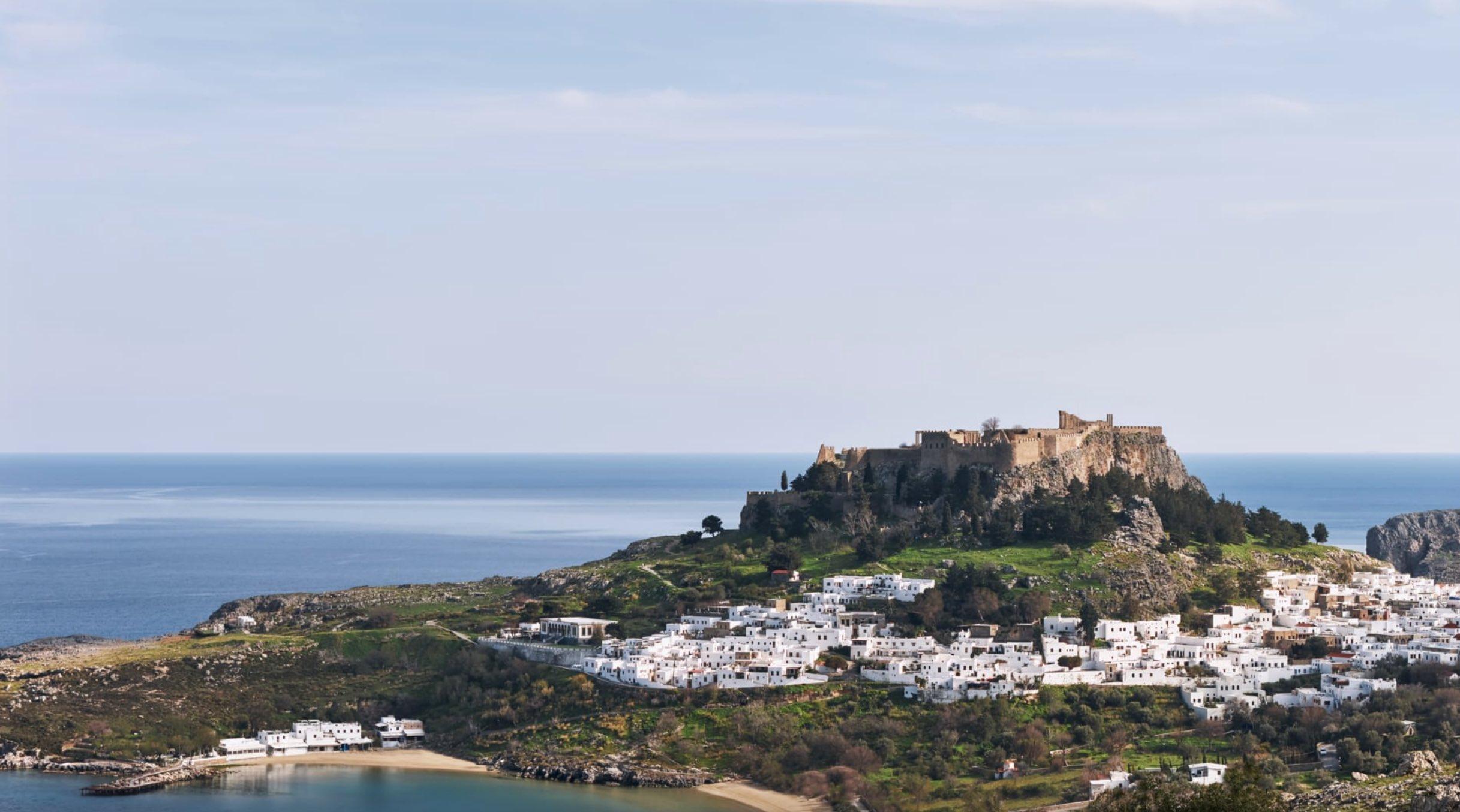 Le village de Lindos tout près de l’hôtel © DR