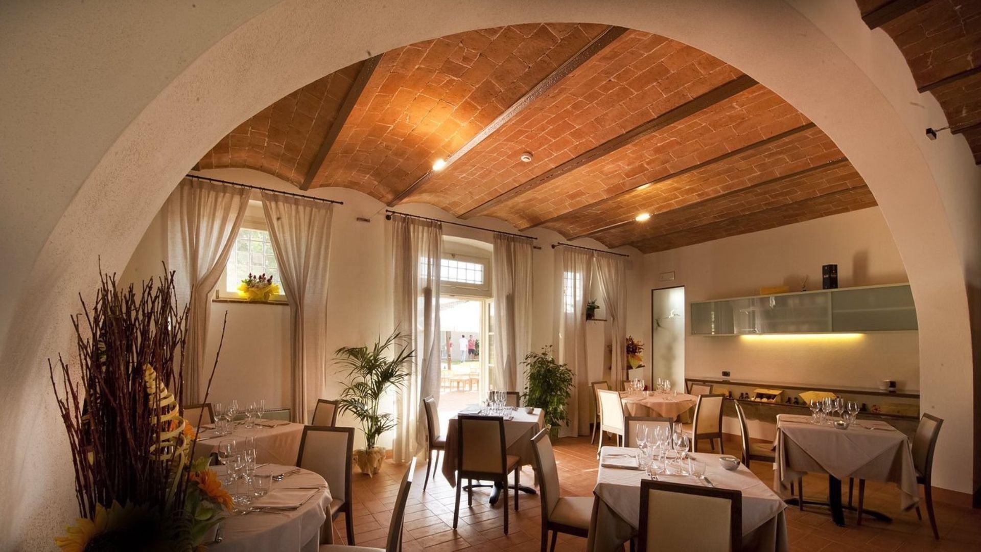 La salle du restaurant Locanda Sant’Agata © DR
