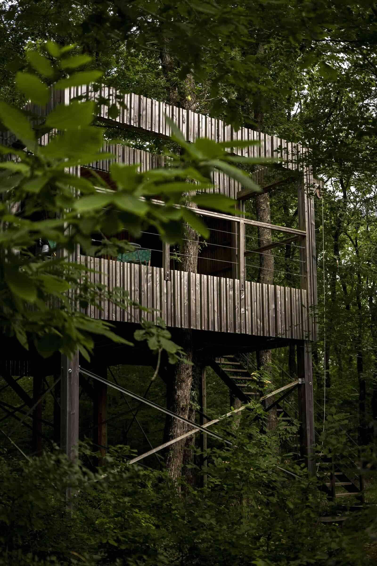 Un écolodge en France © Géraldine Martens 