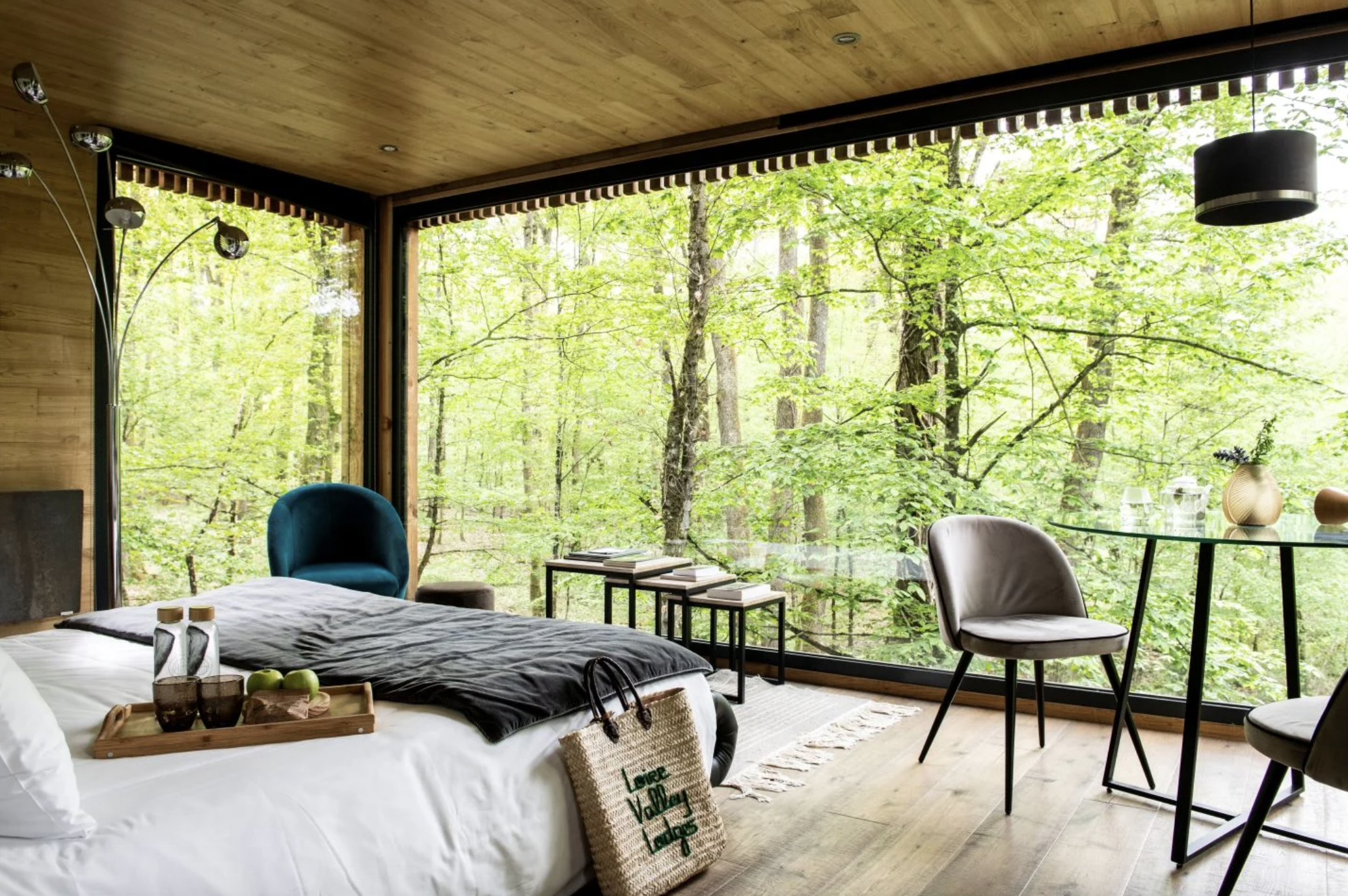 Un des lodges de l’hôtel, idéal pour vivre la slow life en pleine nature © Loire Valley Lodges