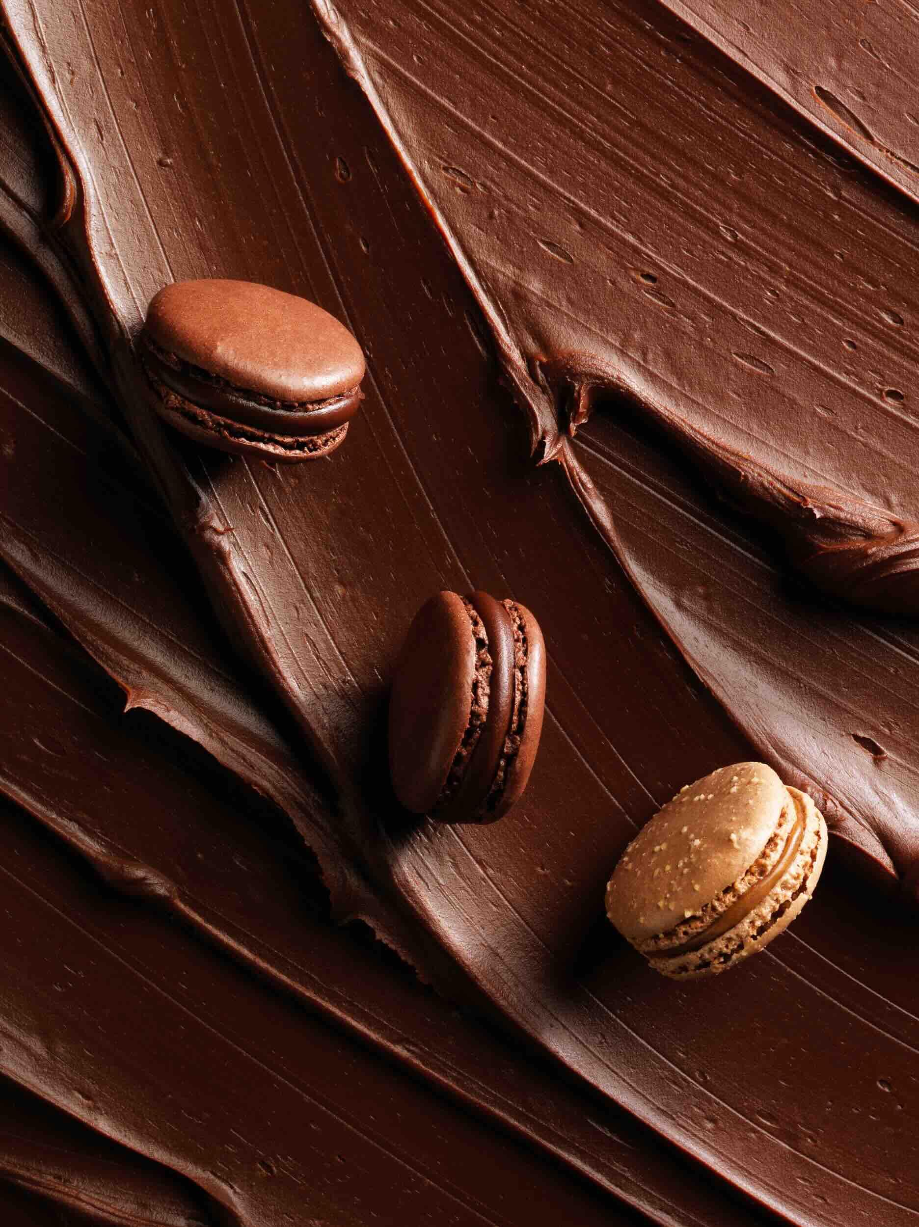 Les macarons au chocolat © Jean-Paul Hévin
