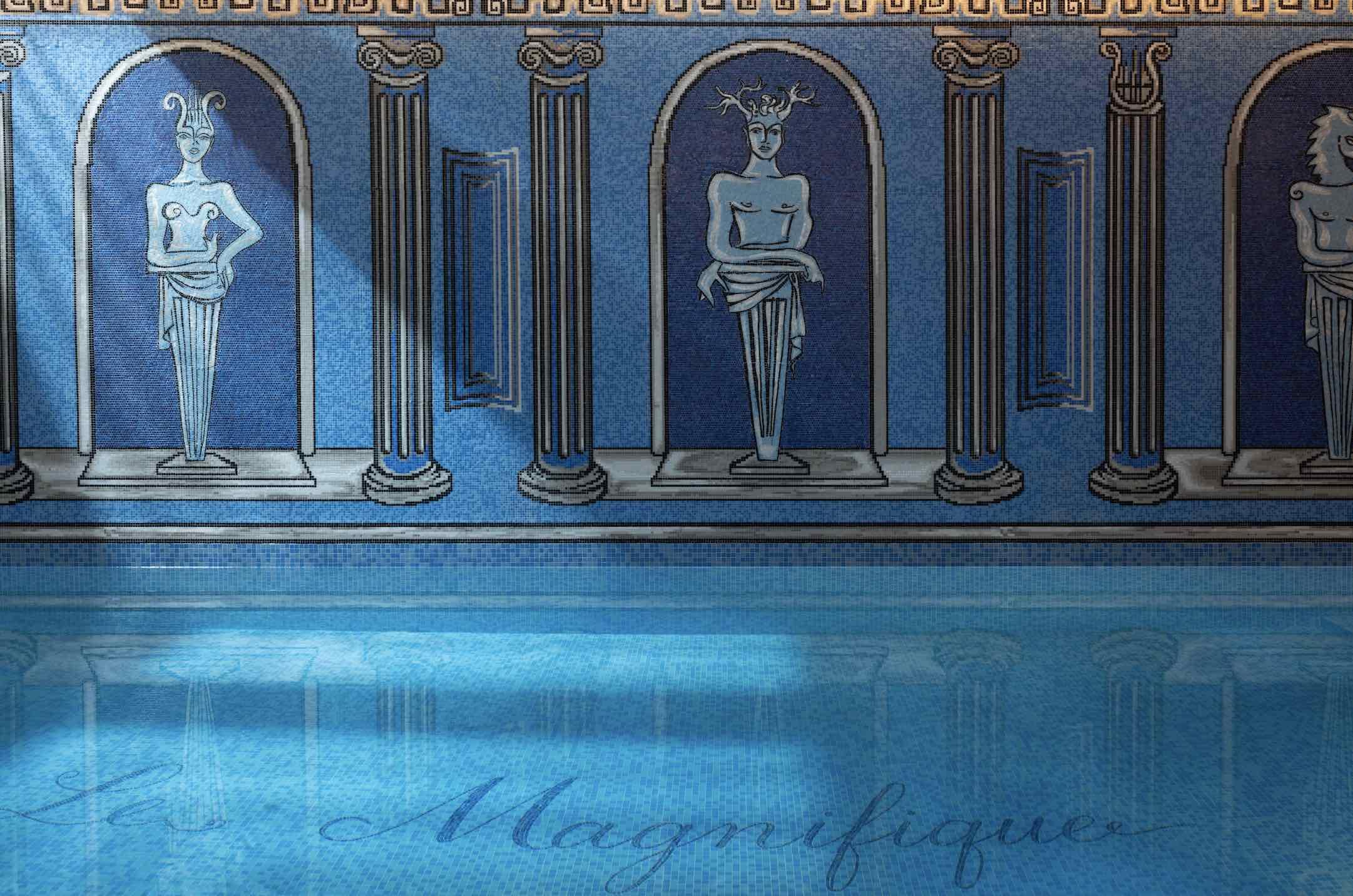 La superbe piscine de l’Hôtel Le Magnifique © DR