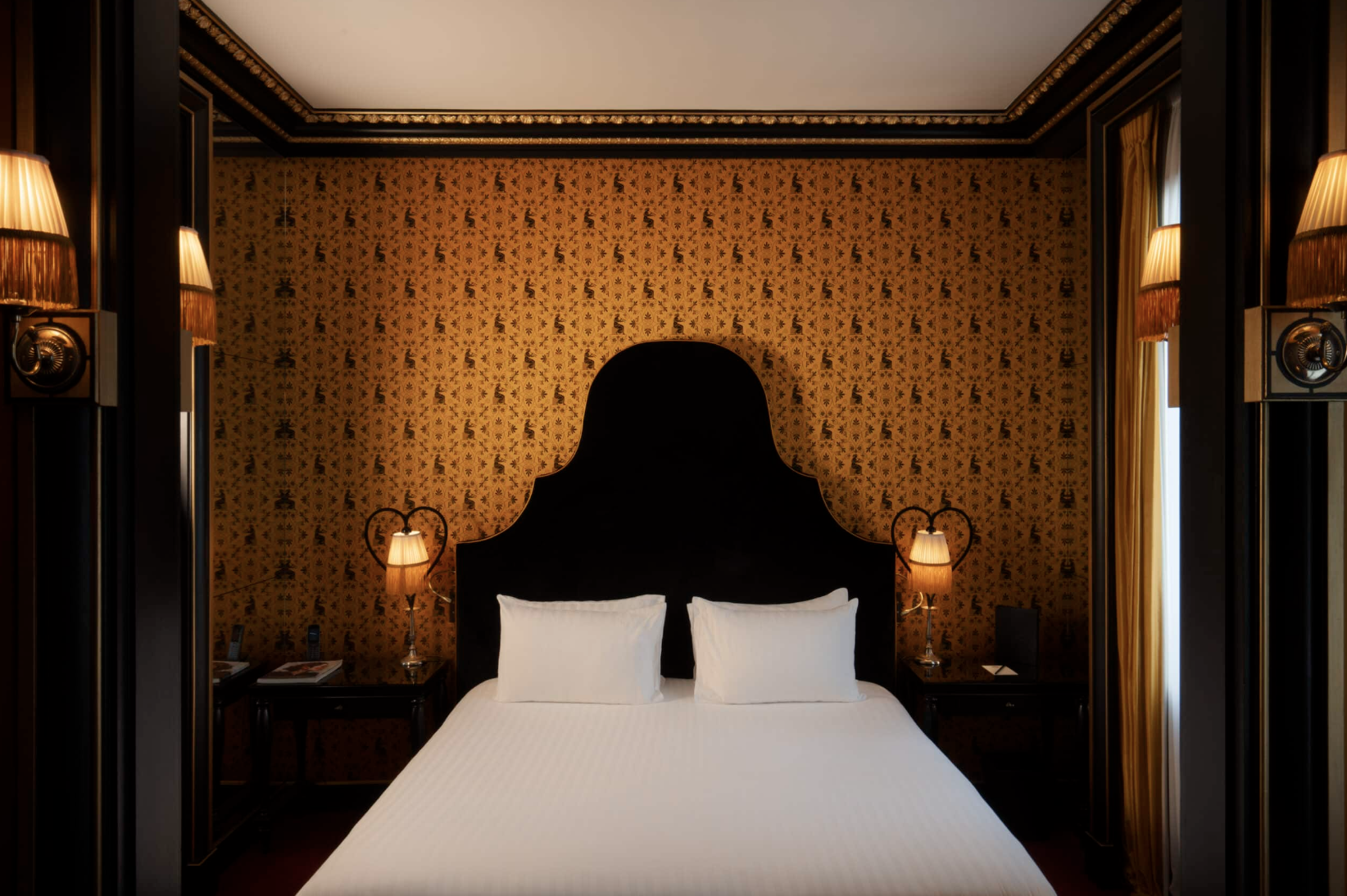 Une des chambres de l’hôtel à Saint Lazare © Maison Souquet Hôtel & Spa