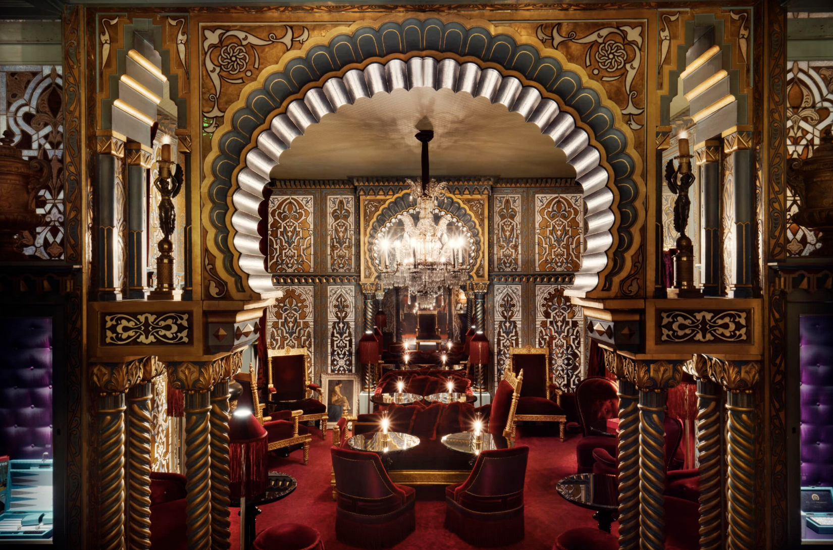 Le « salon des Mille et une Nuits » © Maison Souquet Hôtel & Spa