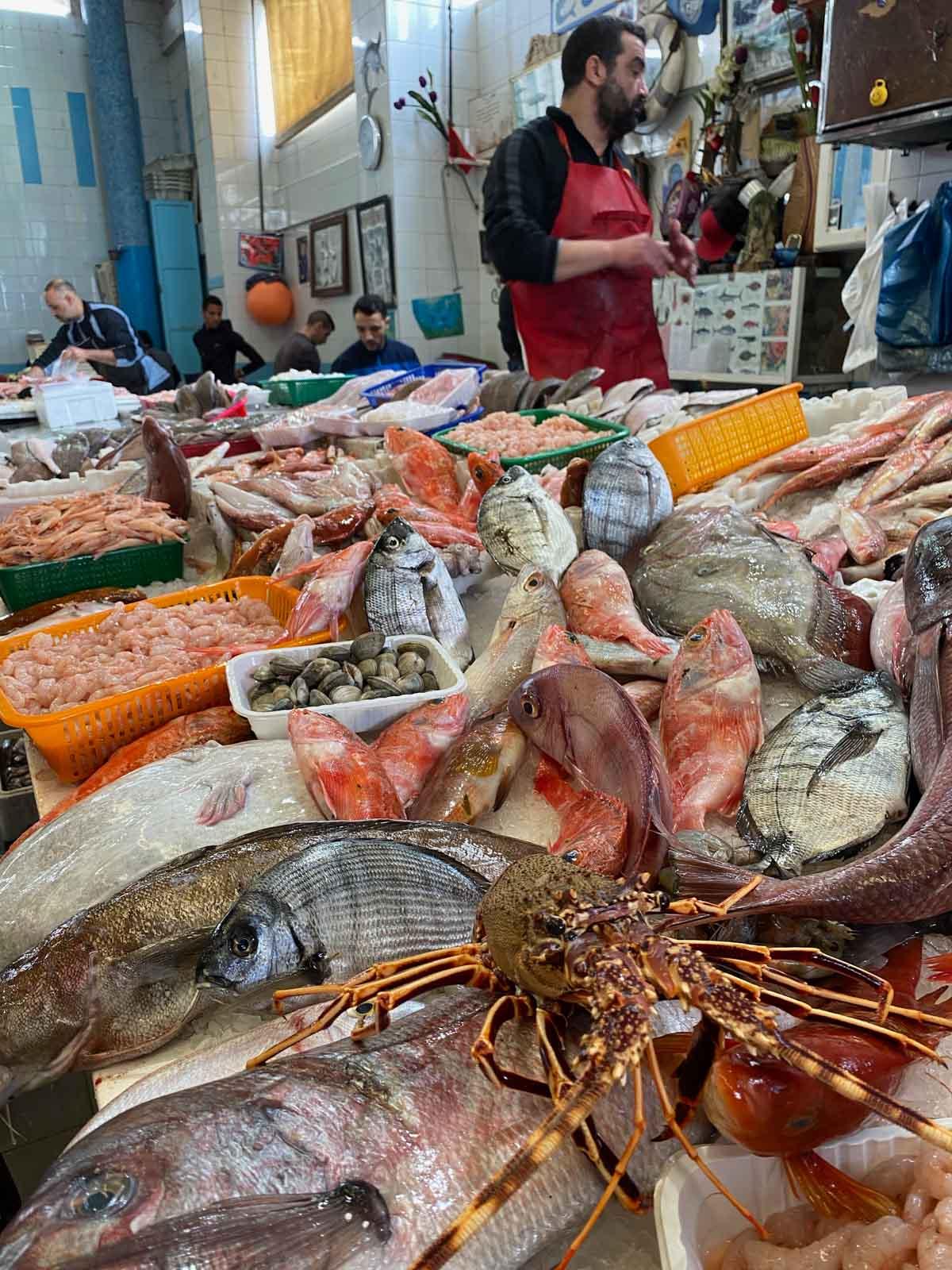 Marché aux poissons - Tanger © Anne de Réparaz 