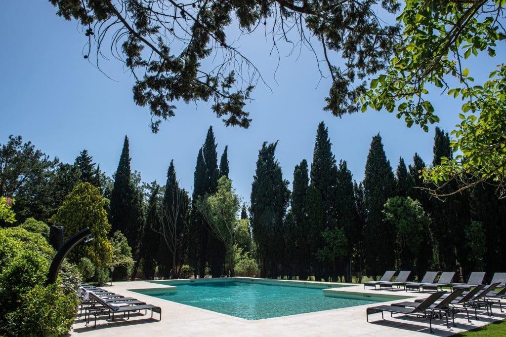 La piscine du Mas Valentine © DR