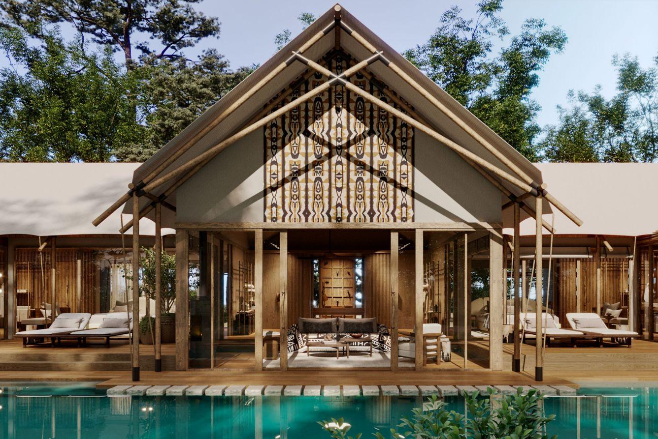 Mount Kenya Rhino Reserve, Two bedroom Suite Pool © JWMarriott