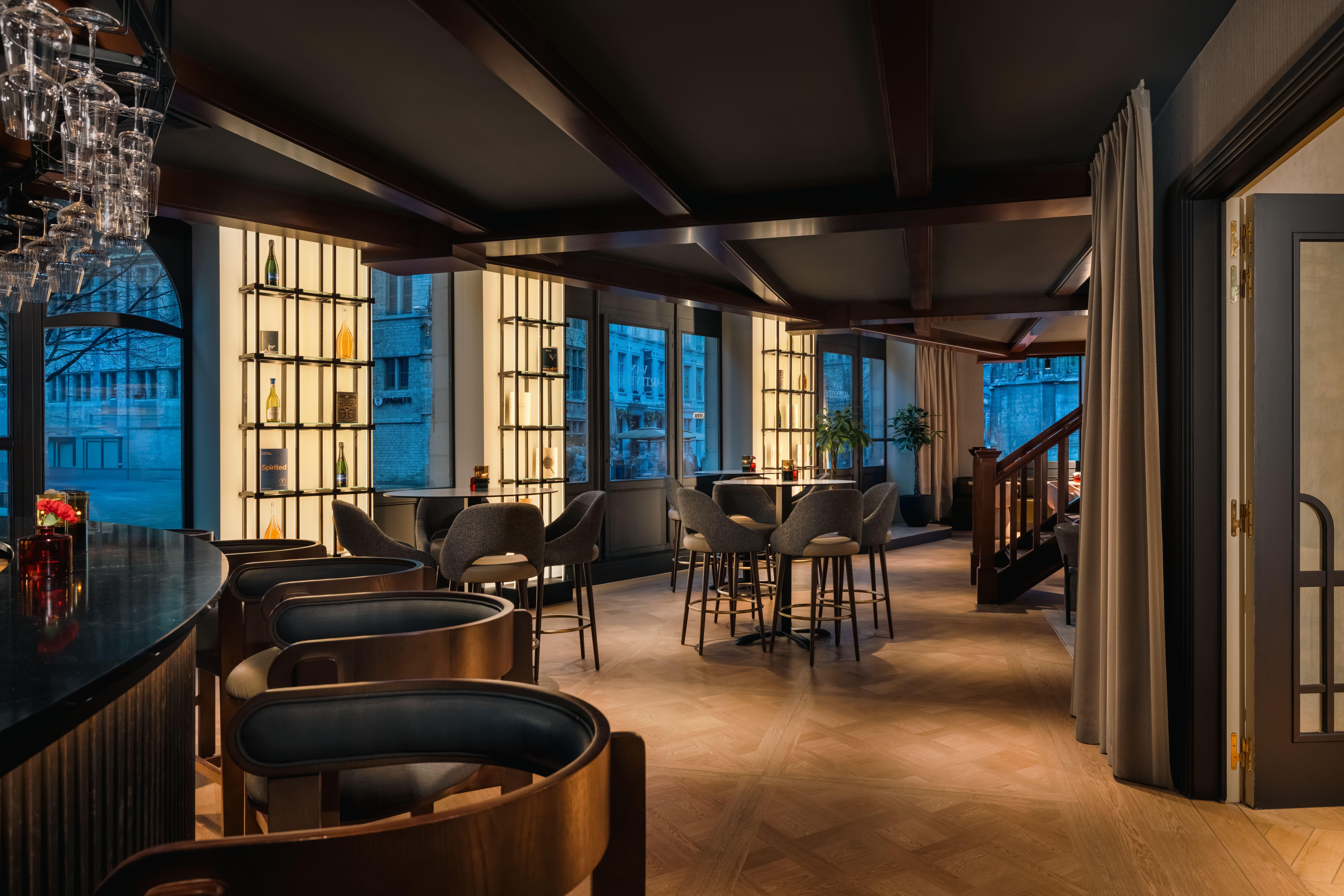 La table gastronomique de l’hôtel à Gand 