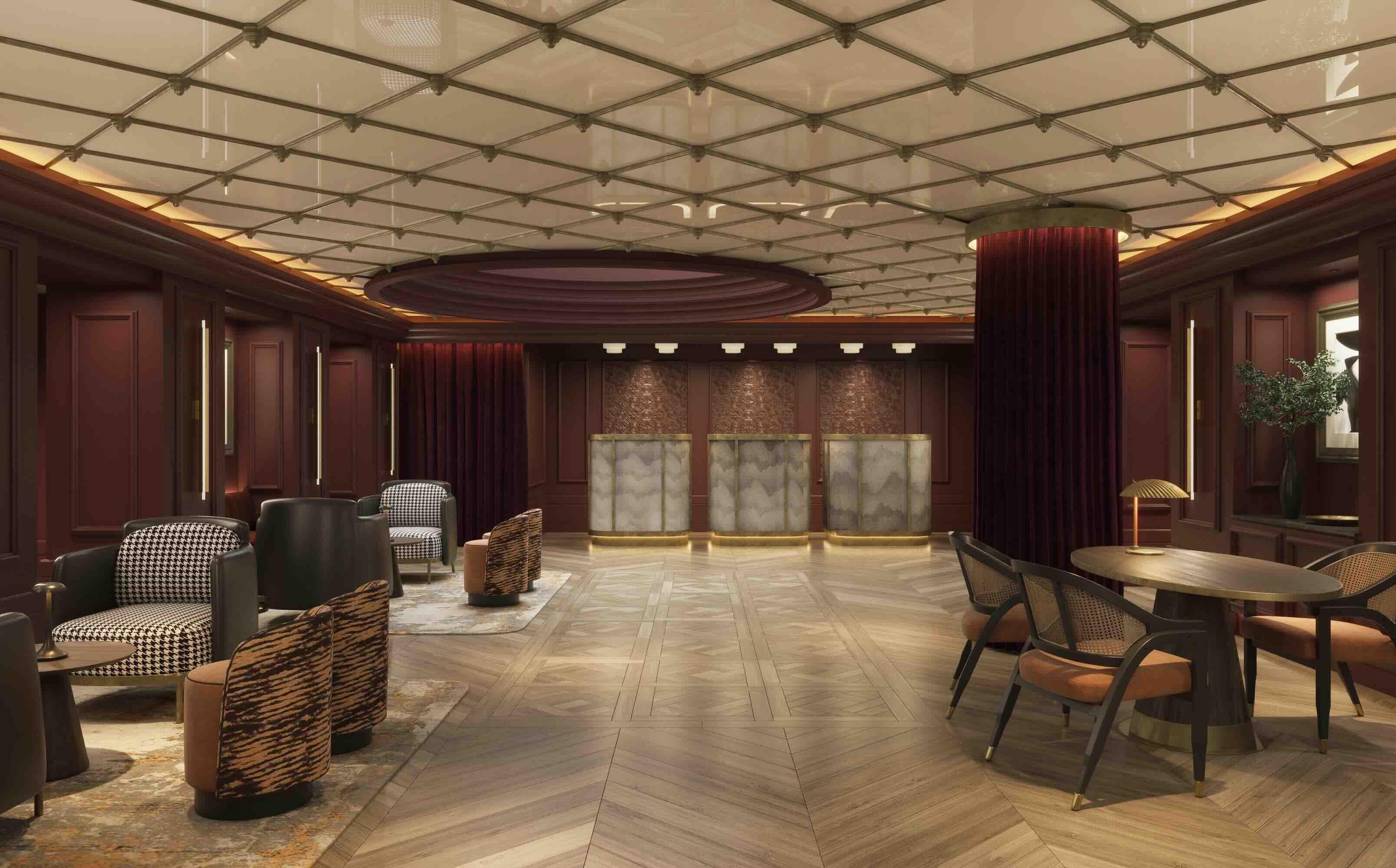 La magnifique reception de l’hôtel 4 étoiles © NH Collection Paris