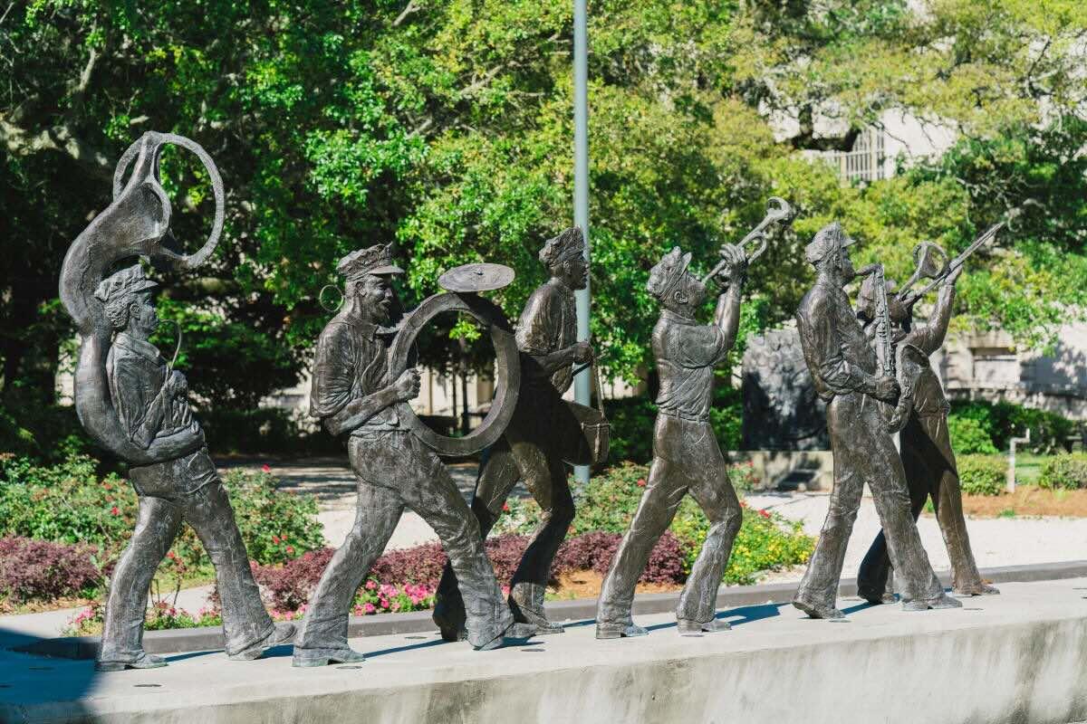 Le parc Louis Armstrong © 2025 NEWORLEANS.COM 