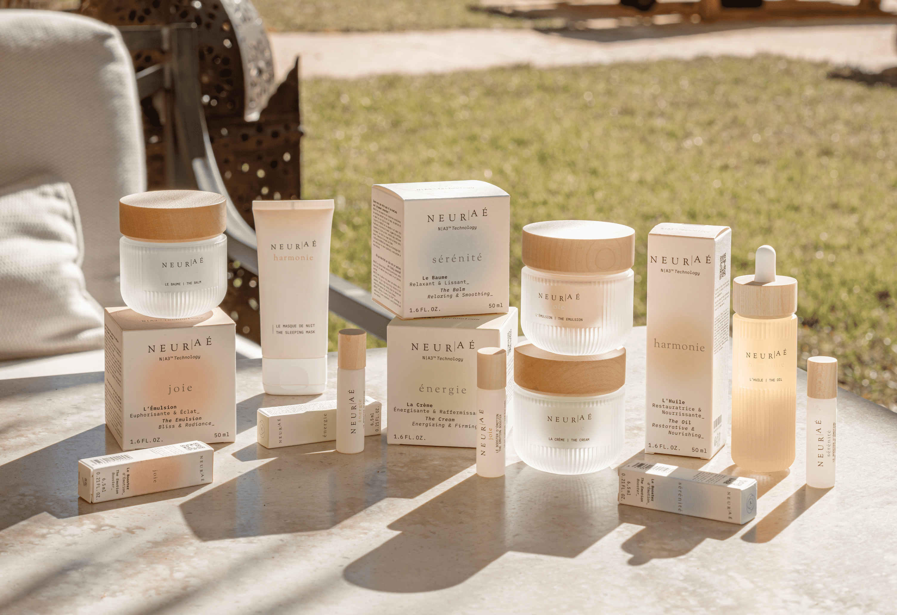 Les produits de la gamme © Neuraé