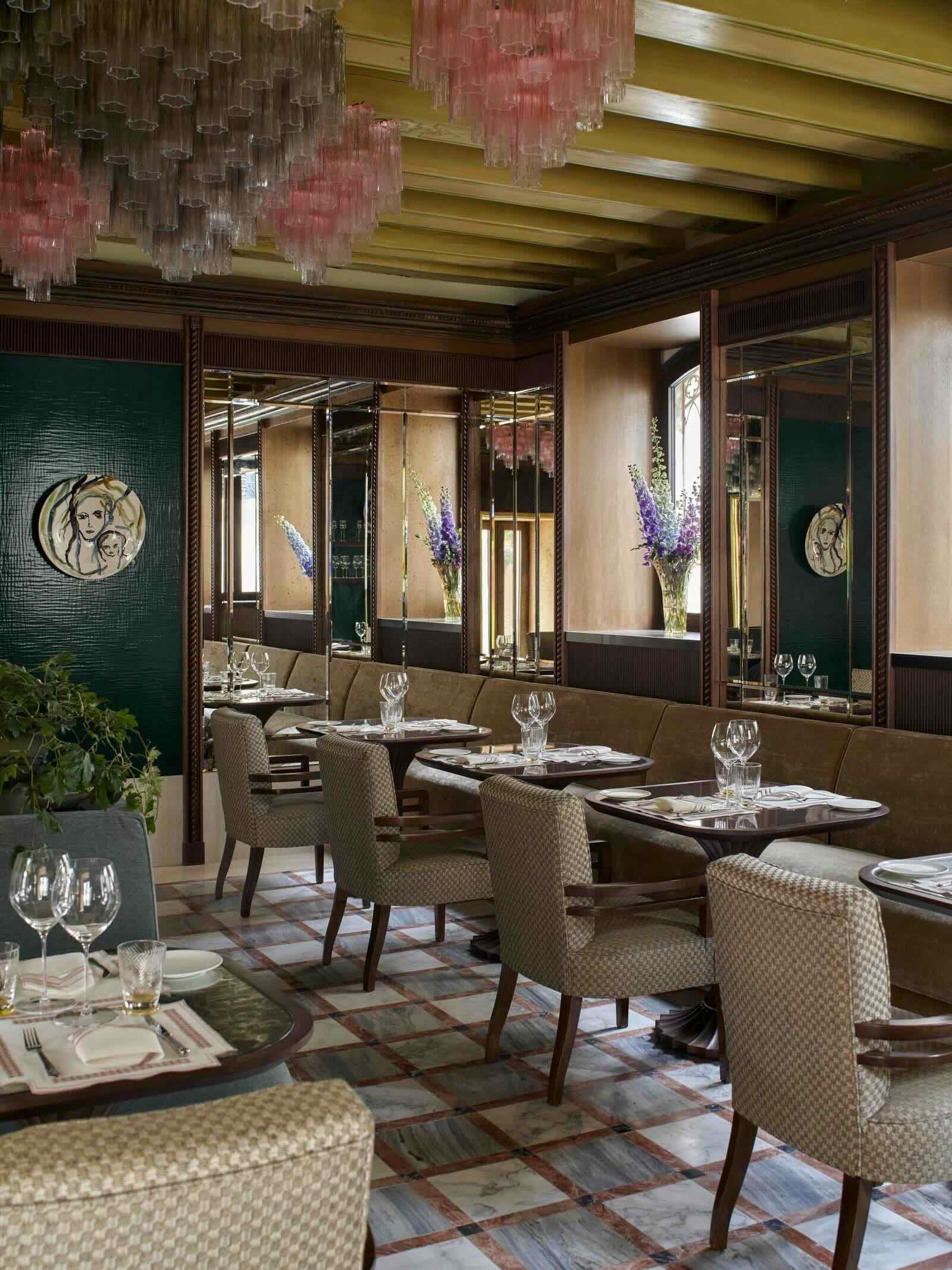 Le restaurant gastronomique de l’hôtel © Giulio Ghirardi