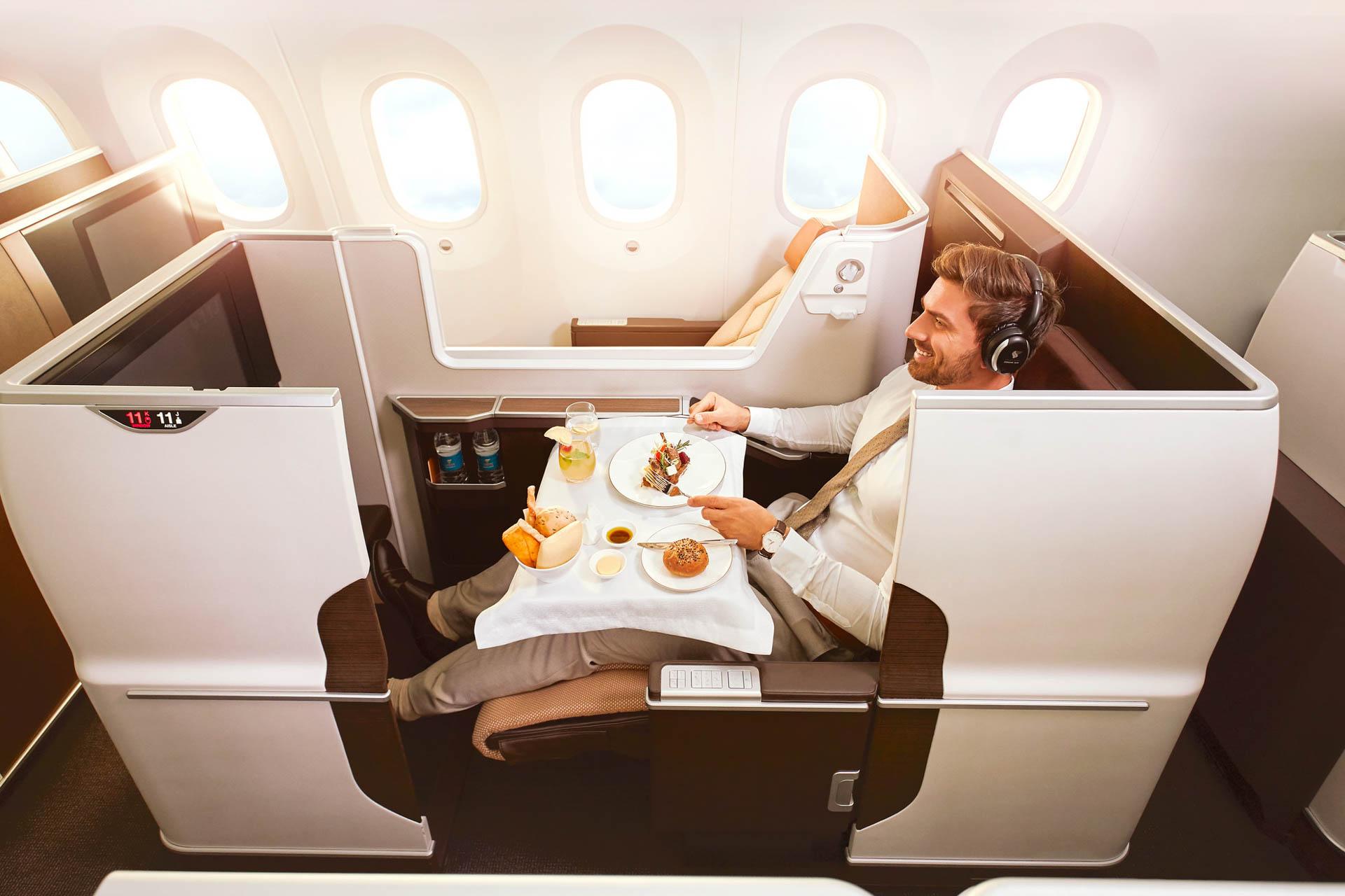 Un vrai lit pour un repos © Oman Air