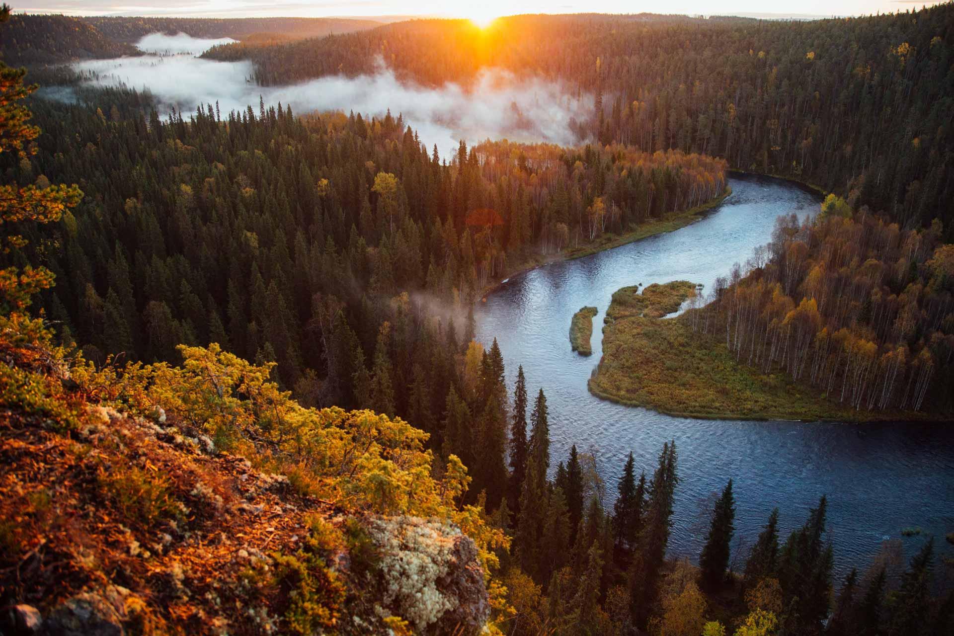Le Parc national d’Oulanka au début de l’automne © Julia Kivela