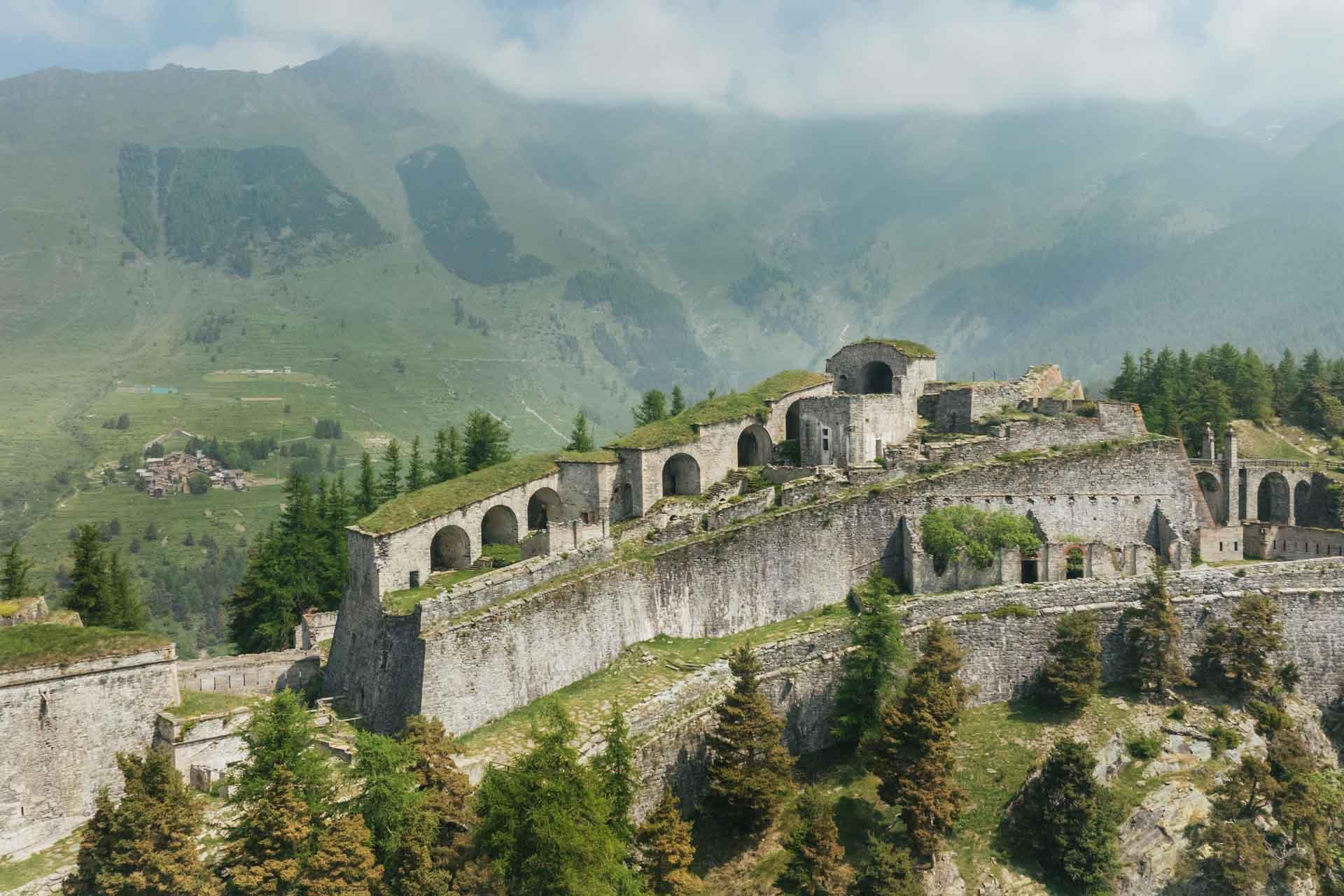 Les fortifications de Fenestrelle © DR