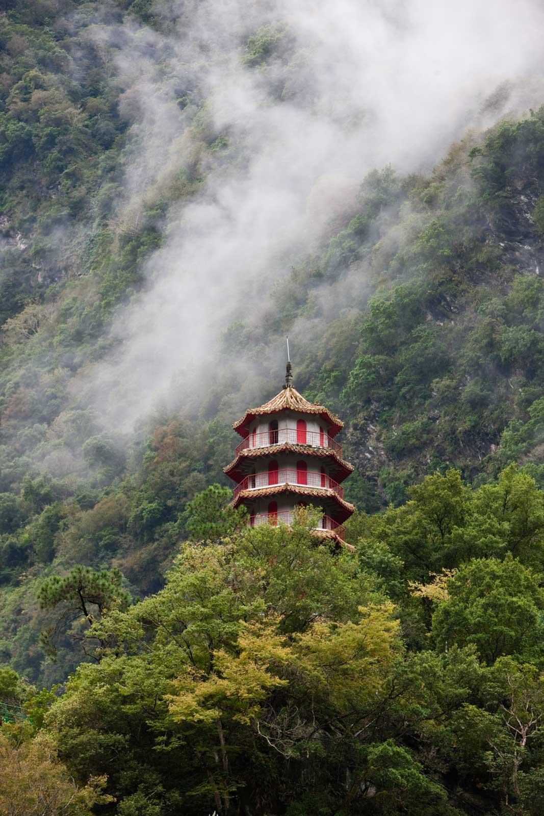Pagode dans le Taroko National Park