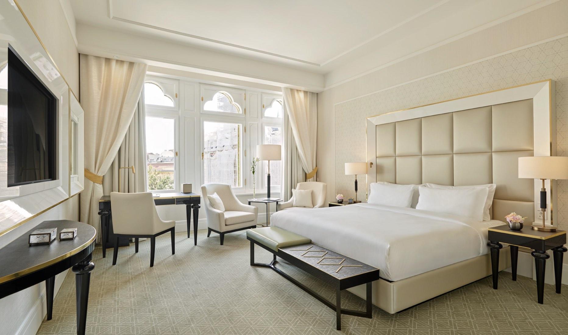 Une des chambres de l’hôtel à Budapest © Parisi Udvar Hotel Budapest