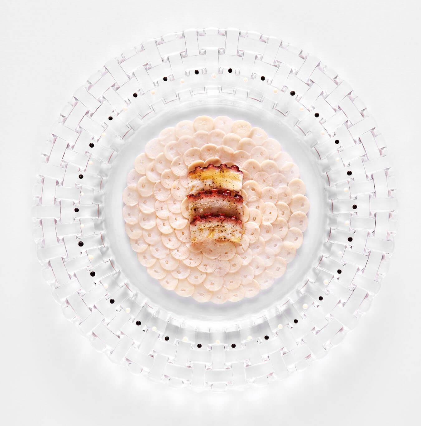 Dentelle de poulpe au restaurant Le Petit Nice © Richard Haughton