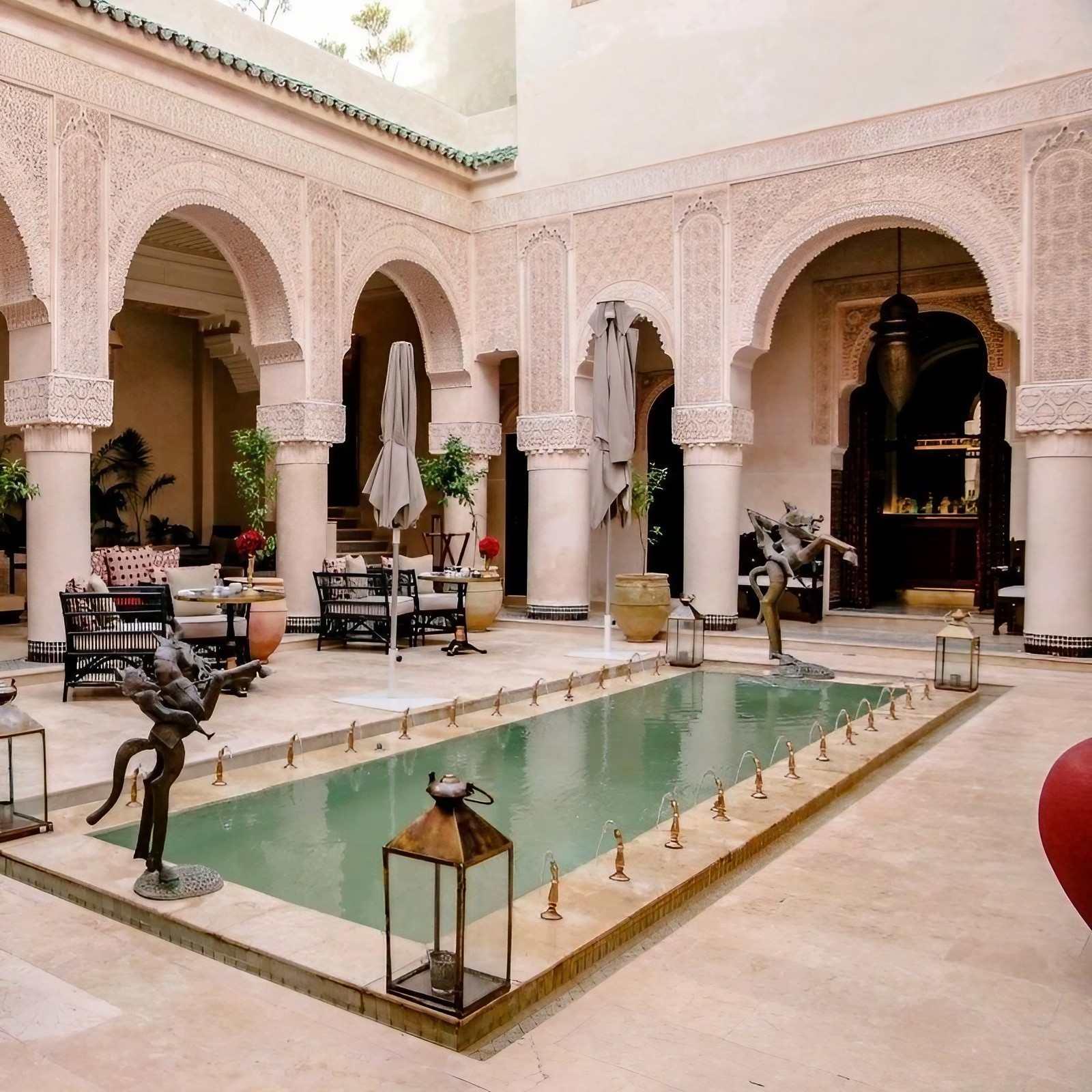 Patio du Riad Fès - Relais & Châteaux, au coeur de la Médina © DR