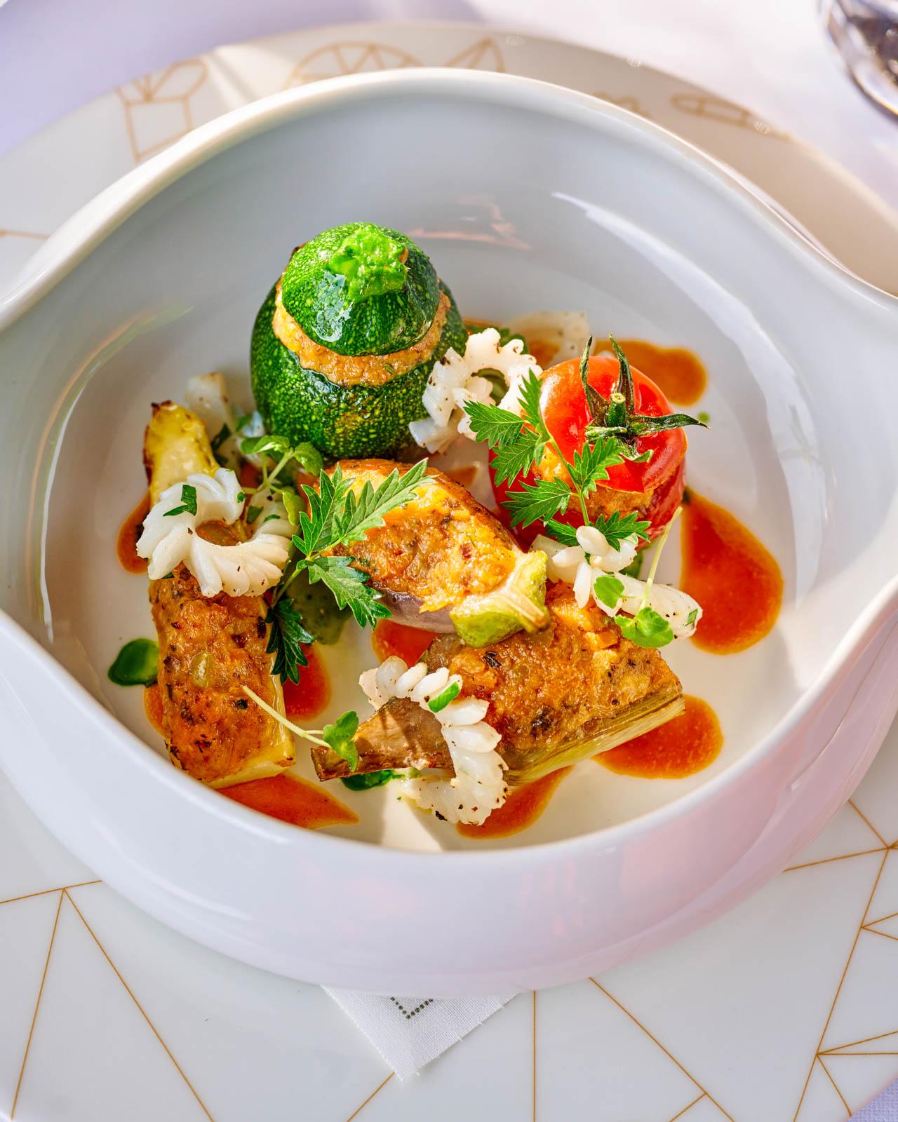 Les petits farcis aux crevettes de l’Arcadia © Bernhard Winkelmann