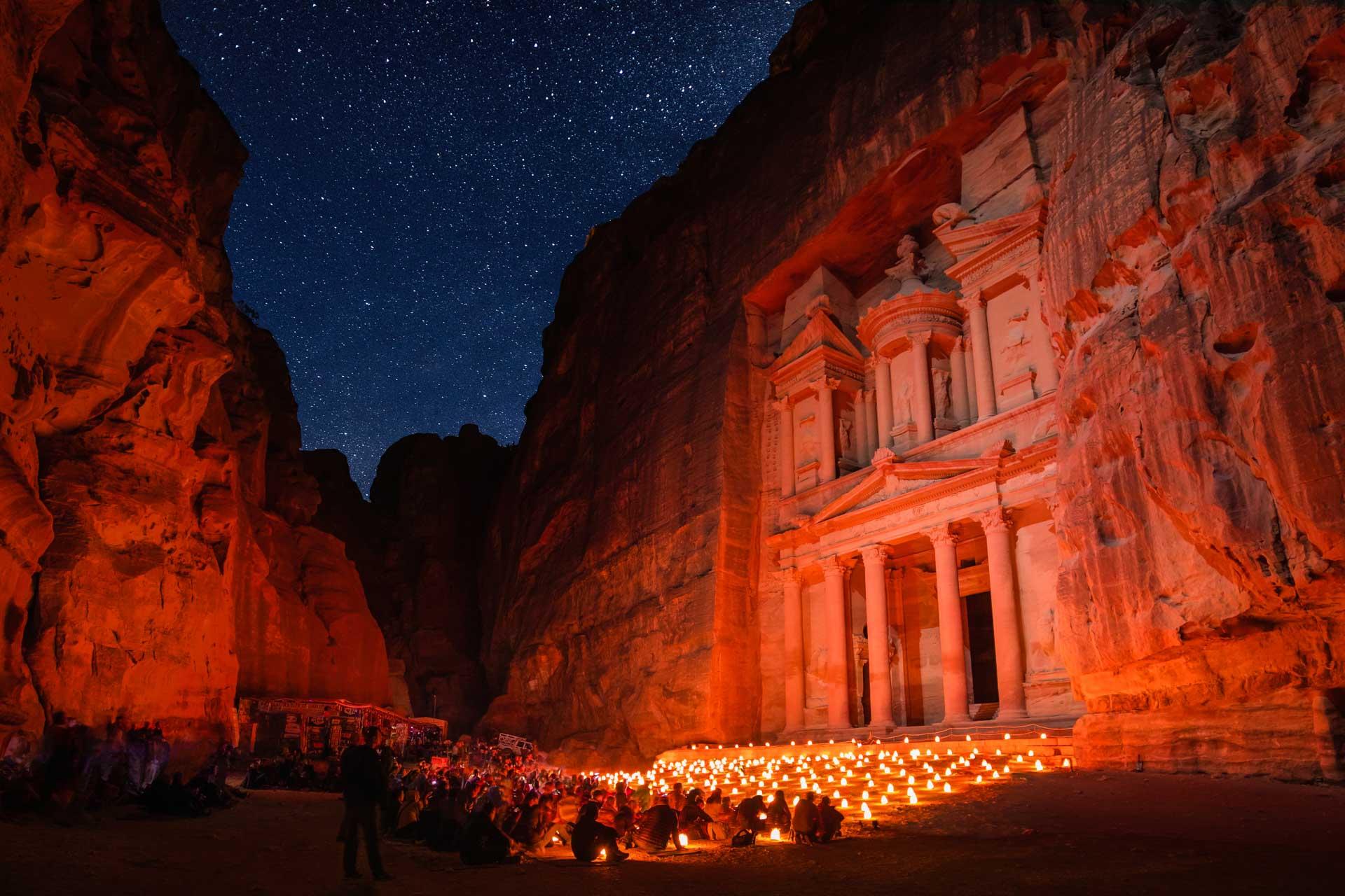 Petra by night © OT Jordanie