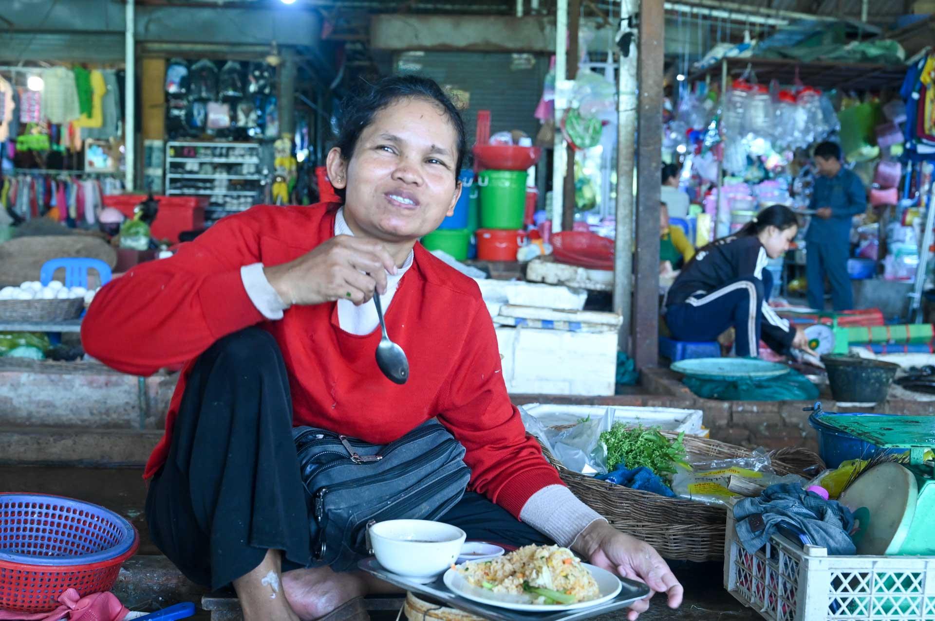 Le marché d’en-Haut à Siem Reap © Pascale Missoud