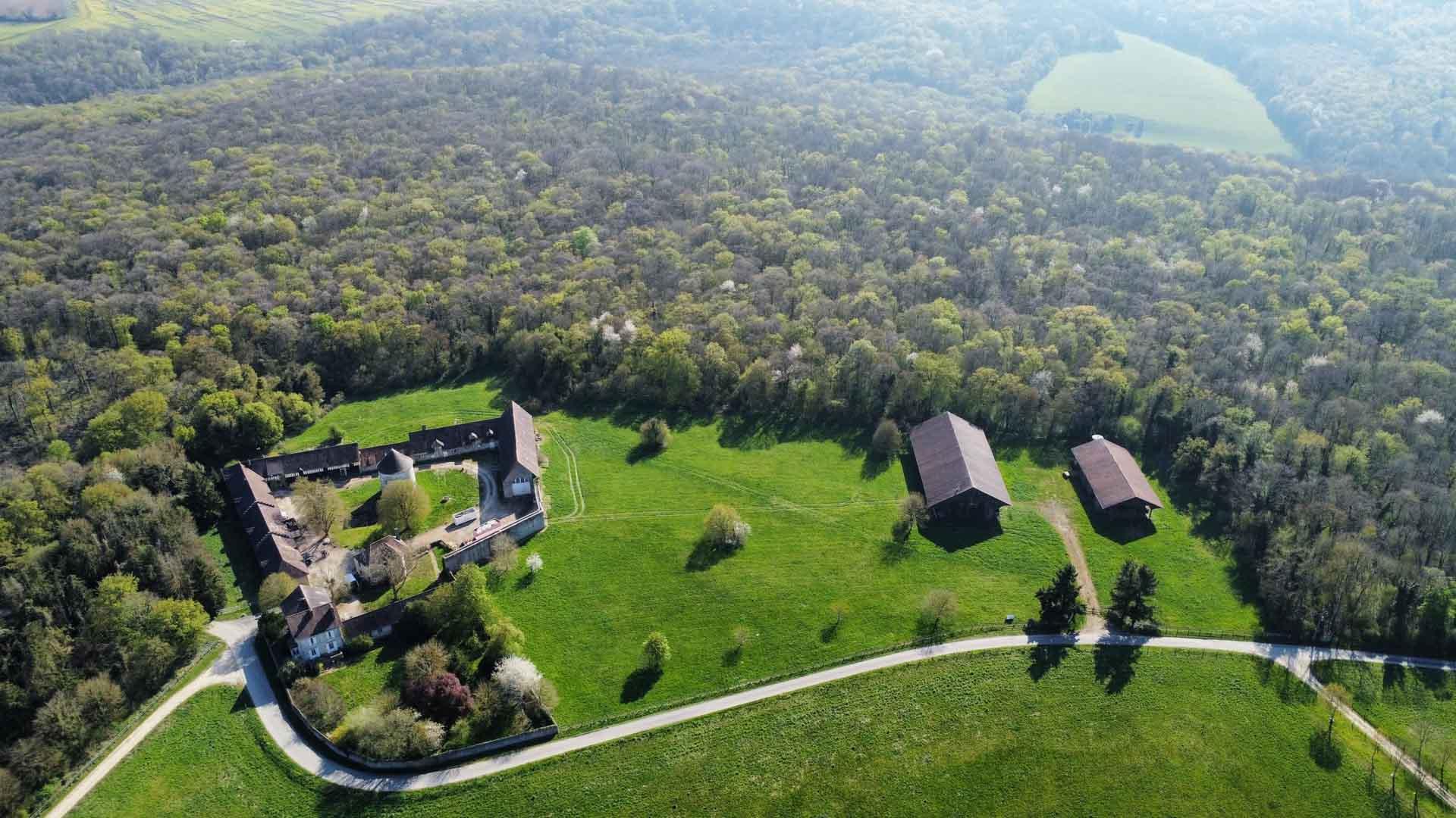 Vue aérienne La Maregagne