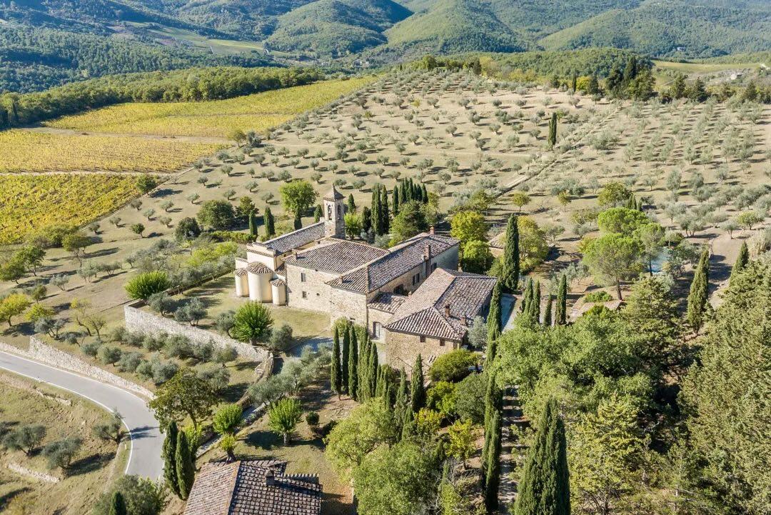 Le grand domaine de Pieve Aldina en Toscane © Pieve Aldina 