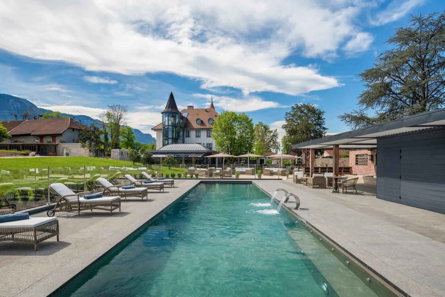 Château Brachet, un hôtel de luxe où pratiquer le padel